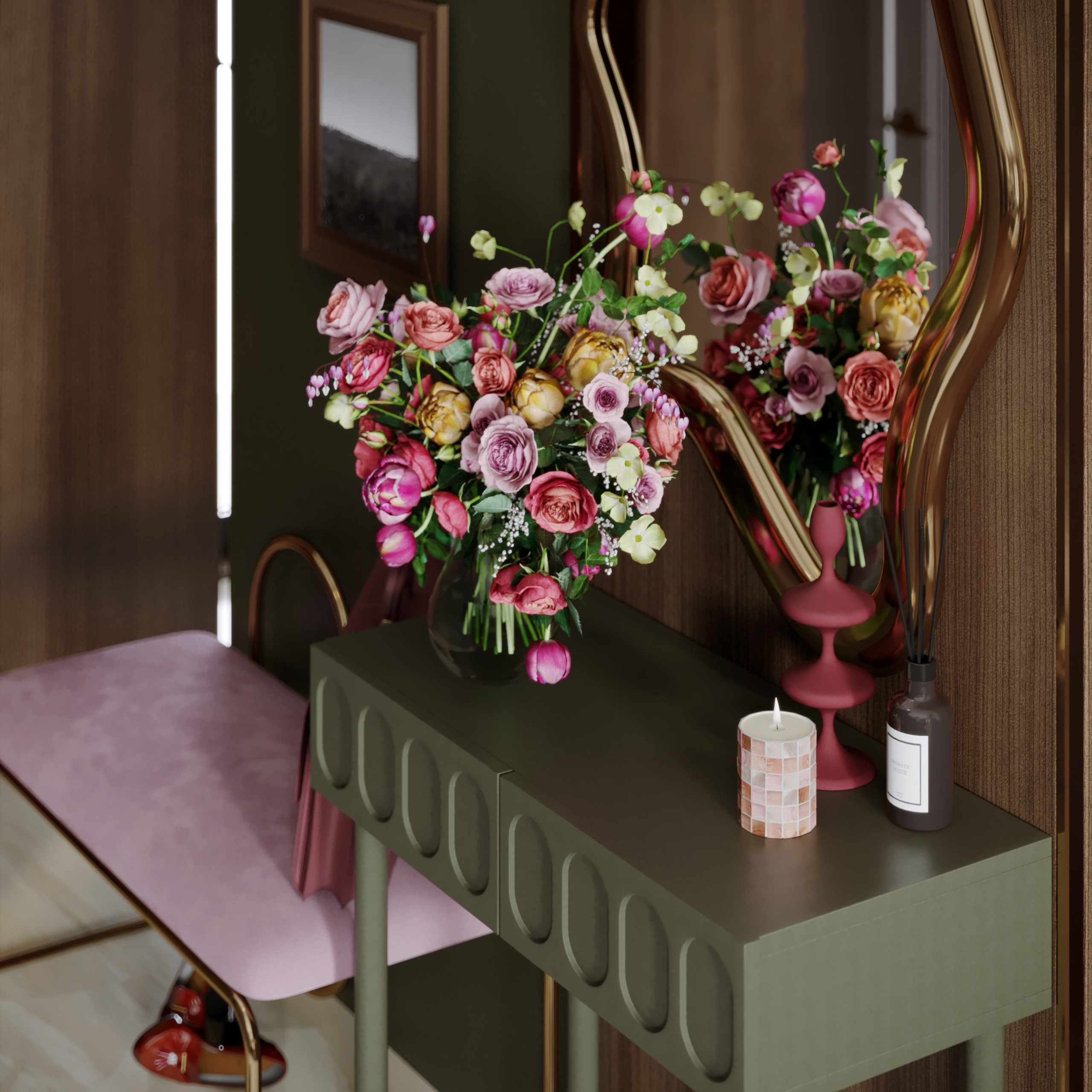 Bureau «Bois Savant». Портфолио 3D визуализатора