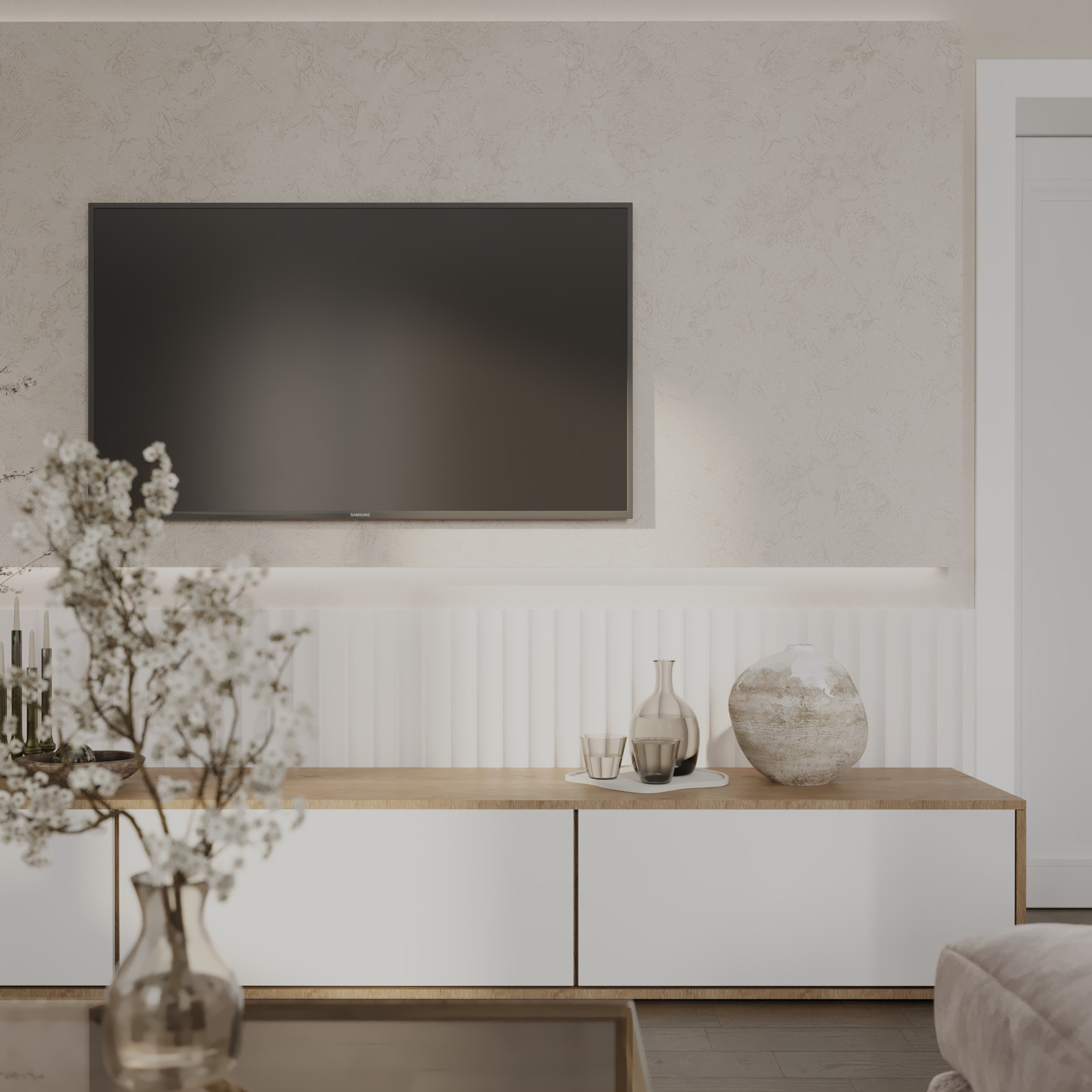 Living «Charme Caché». Портфолио 3D визуализатора