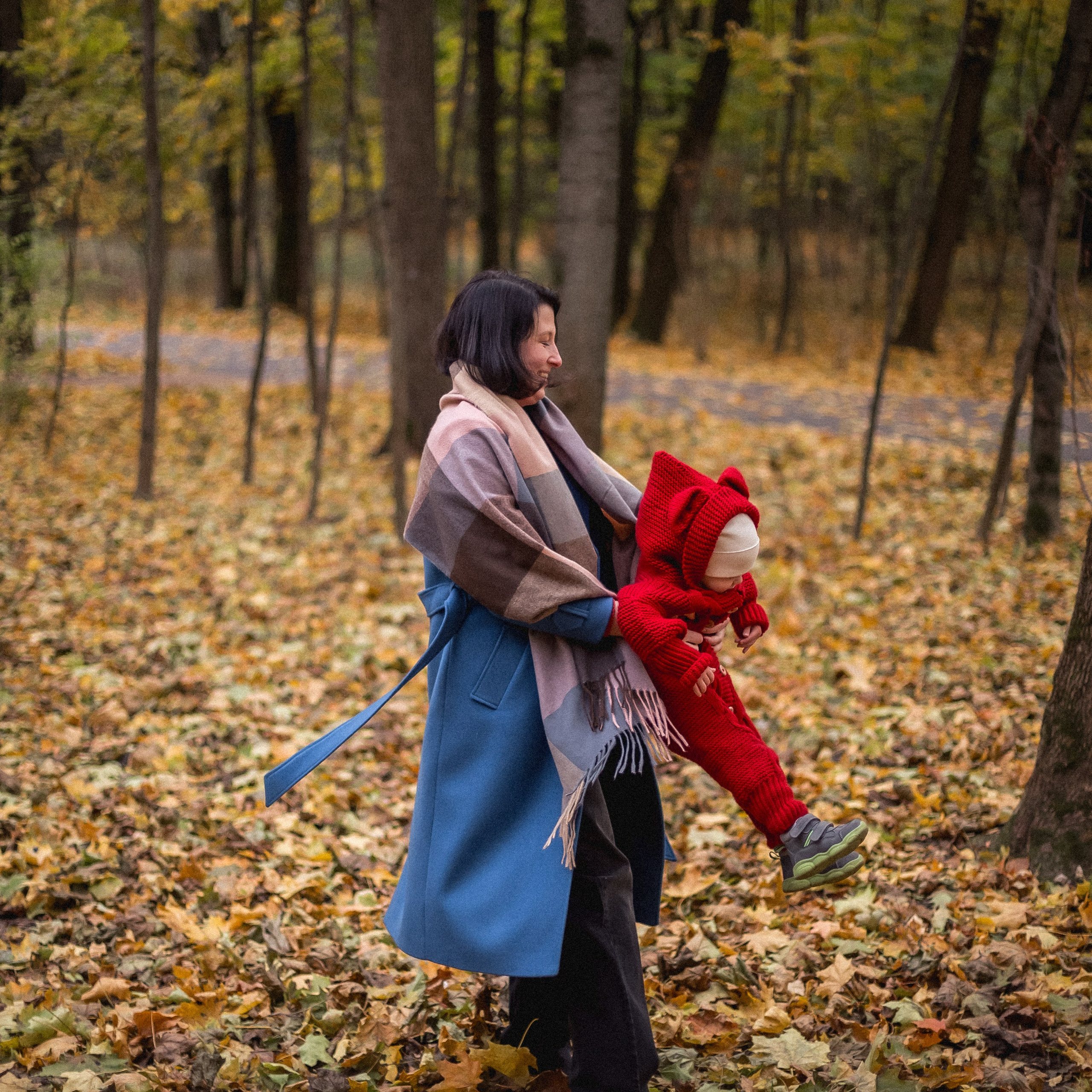 Тепло осени. Леон и родители.