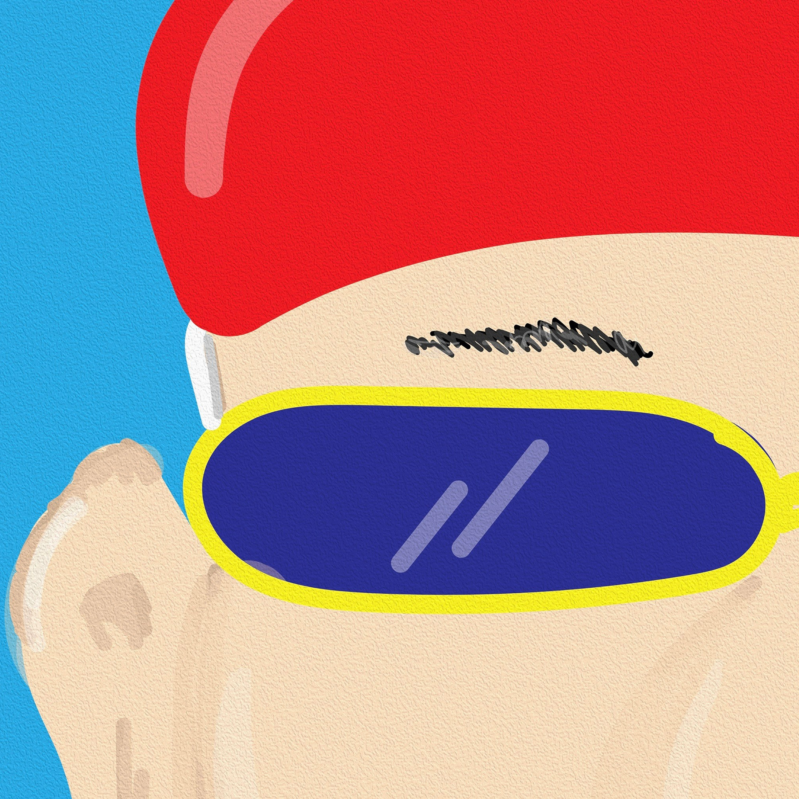 “Faces” Swimmer