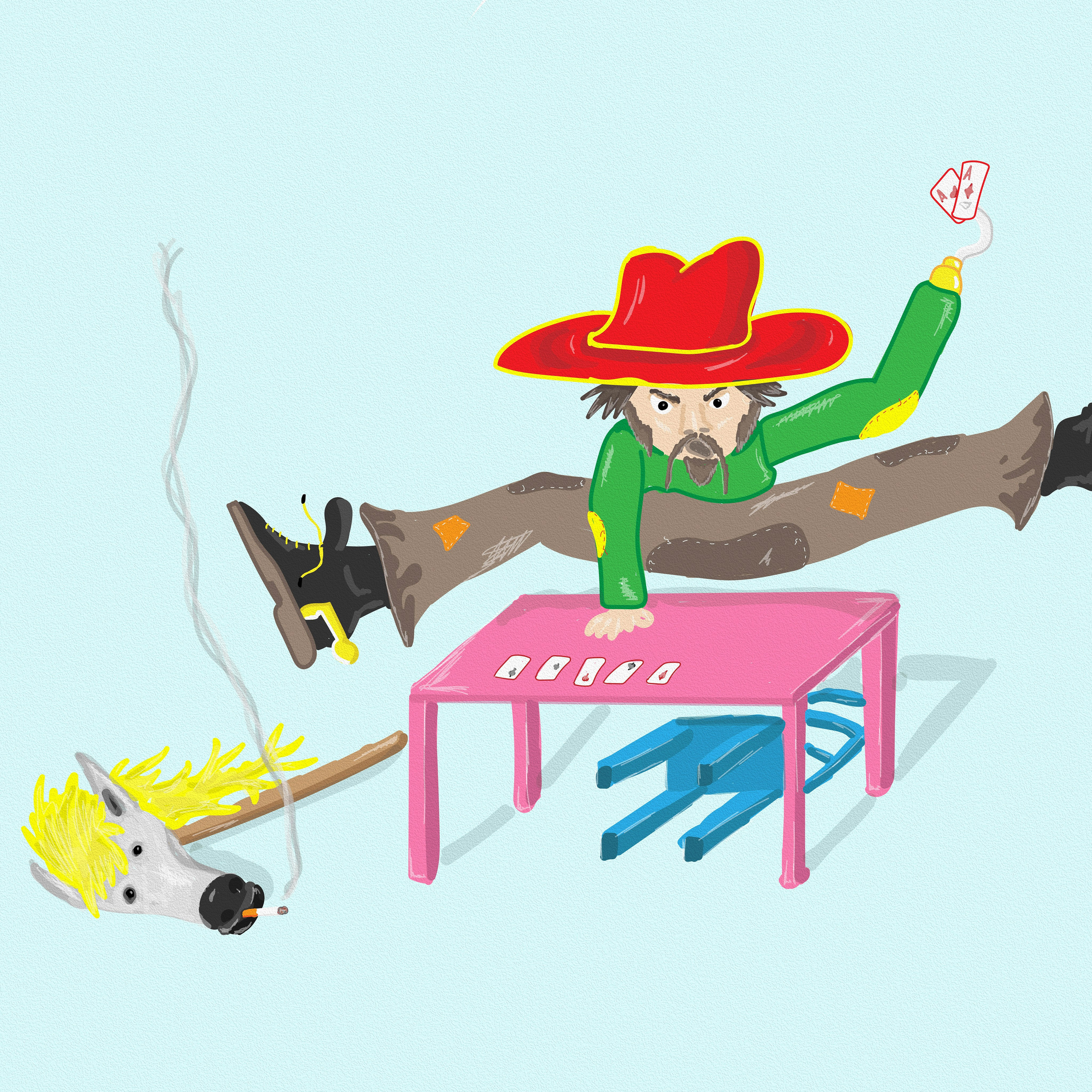 Gambler. Art bureau Absurd