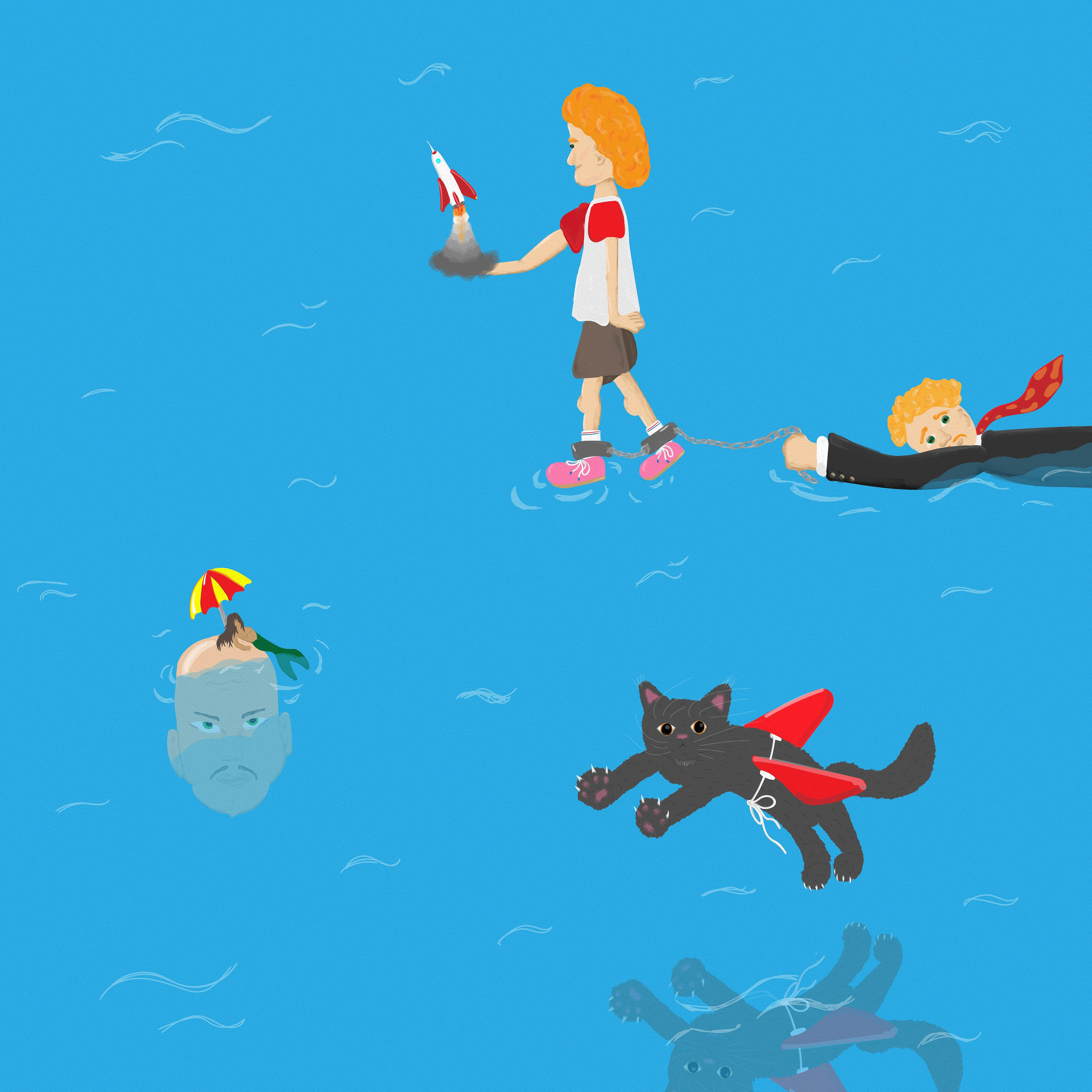 Childish. Art bureau Absurd