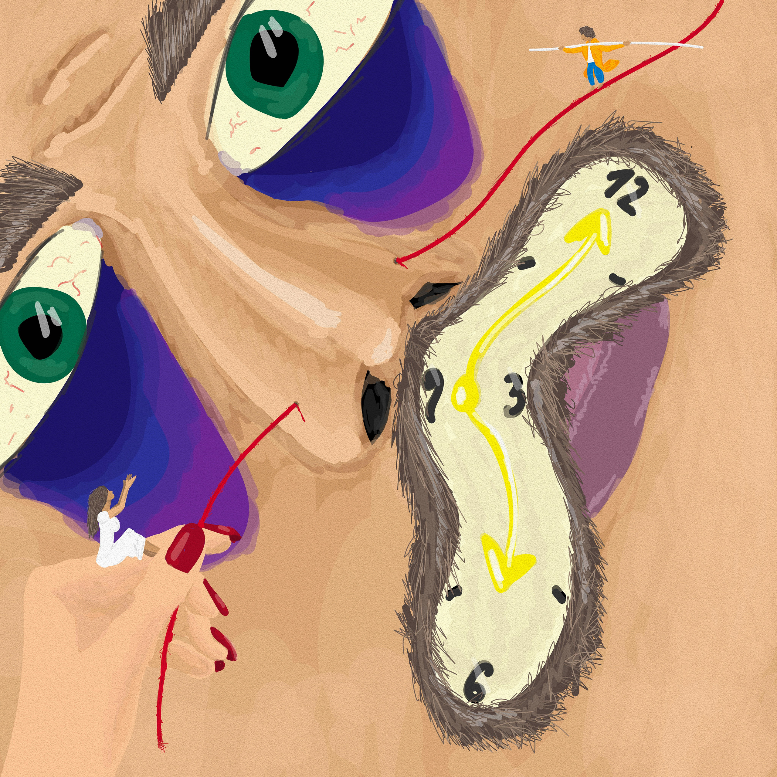 Through time. Art bureau Absurd