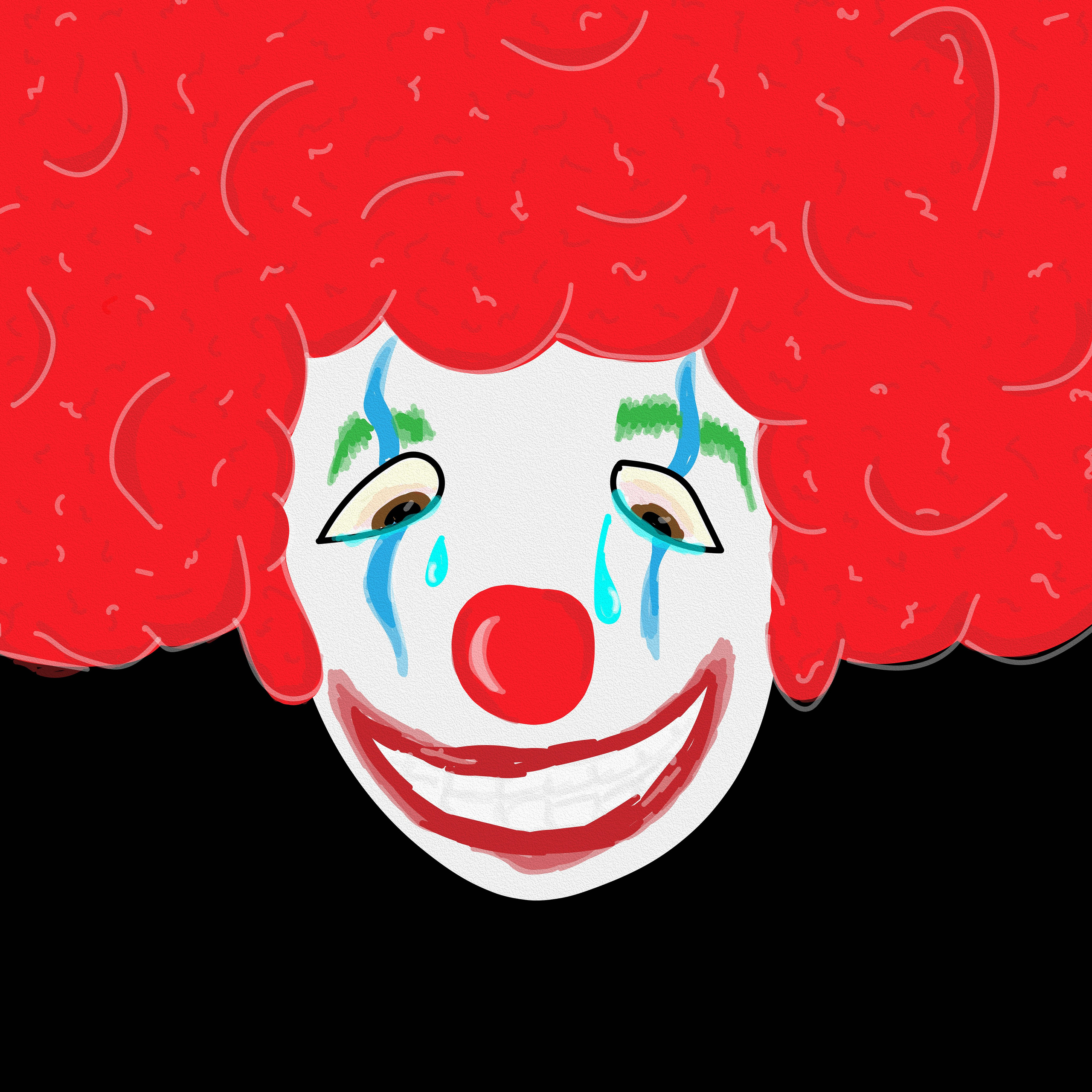 Clown. Art bureau Absurd