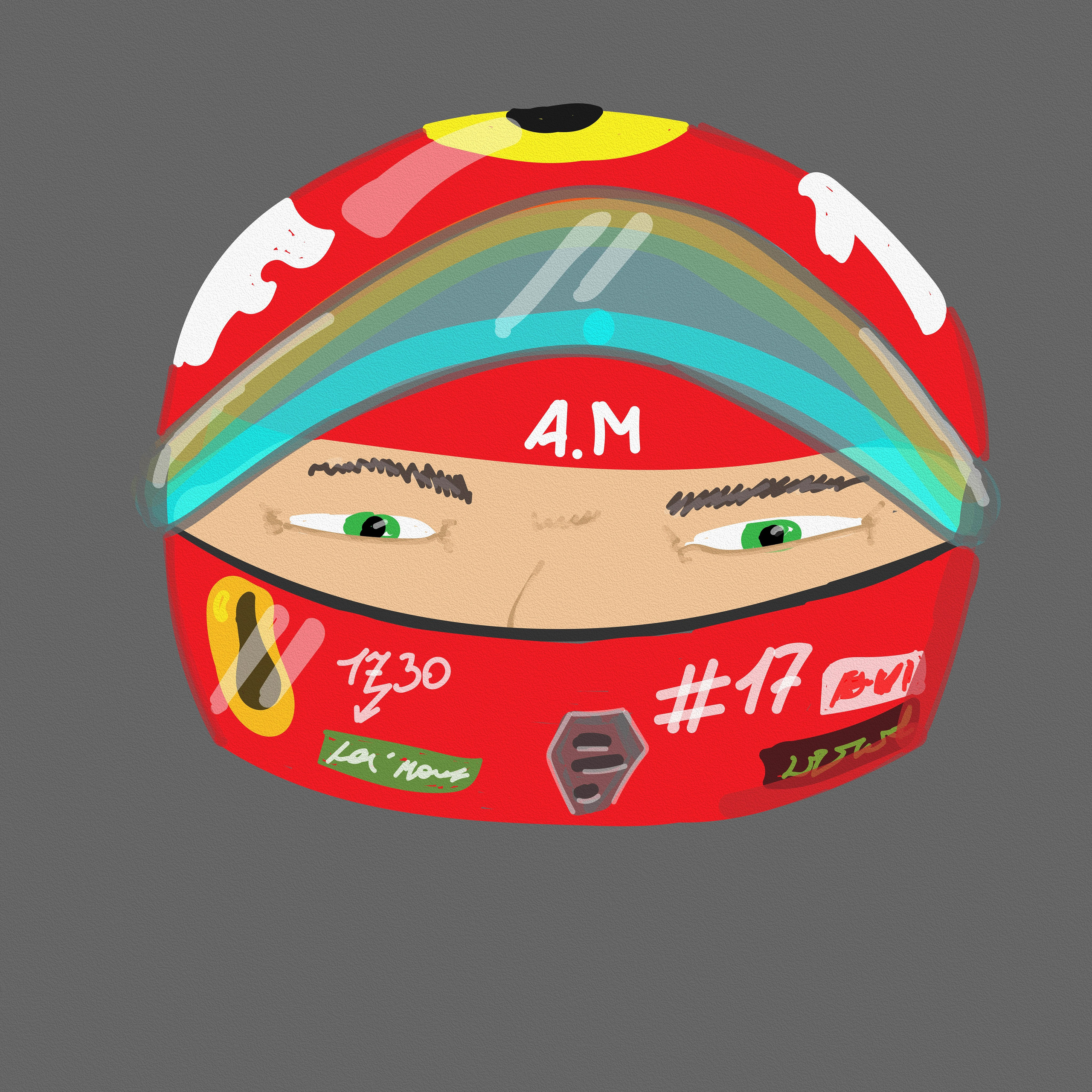 Racer. Art bureau Absurd