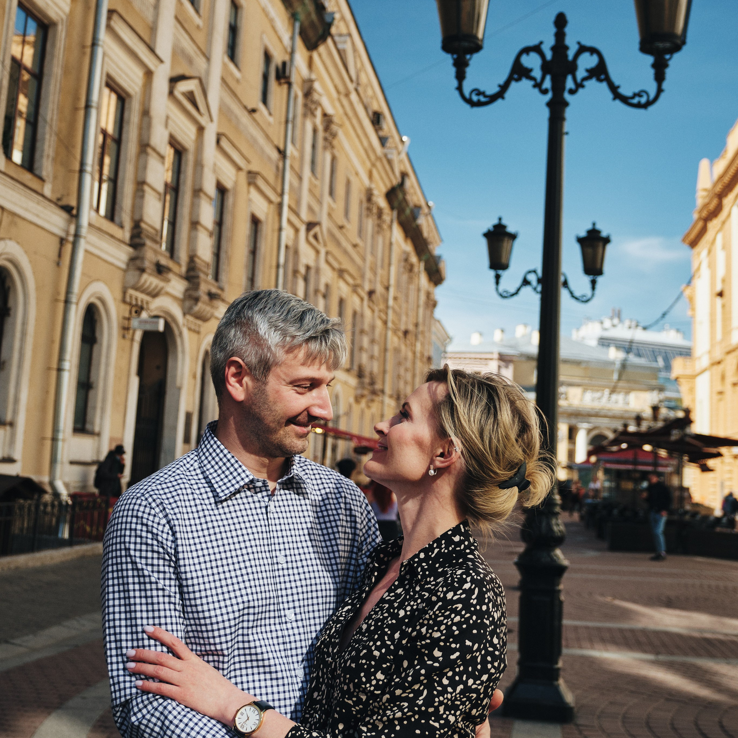 Парная фотосессия в майском Петербурге