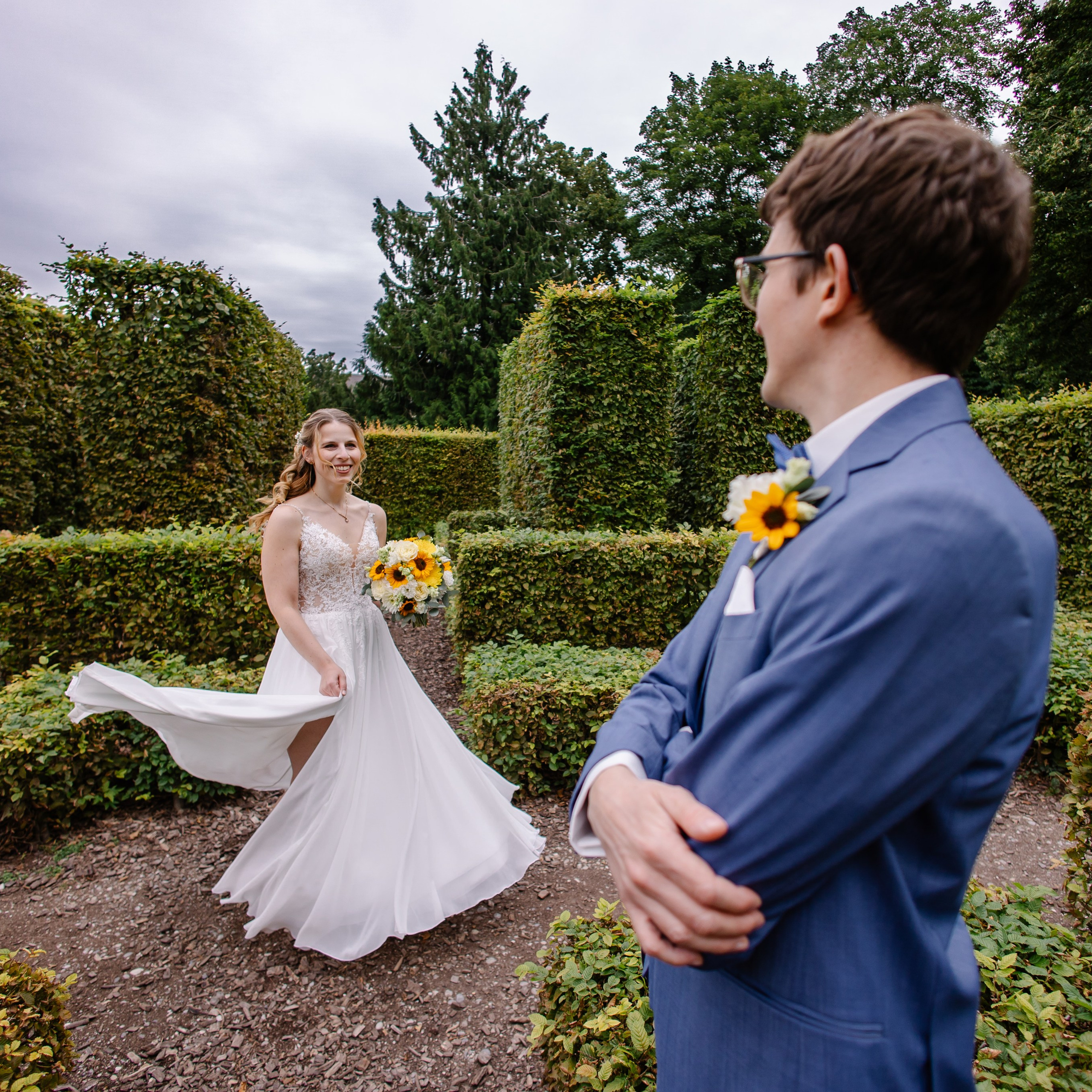 Hochzeitsfotograf München, Ismaning, Unterföhring – Kirchliche Trauung. Fotografin in München Dasha Antipina