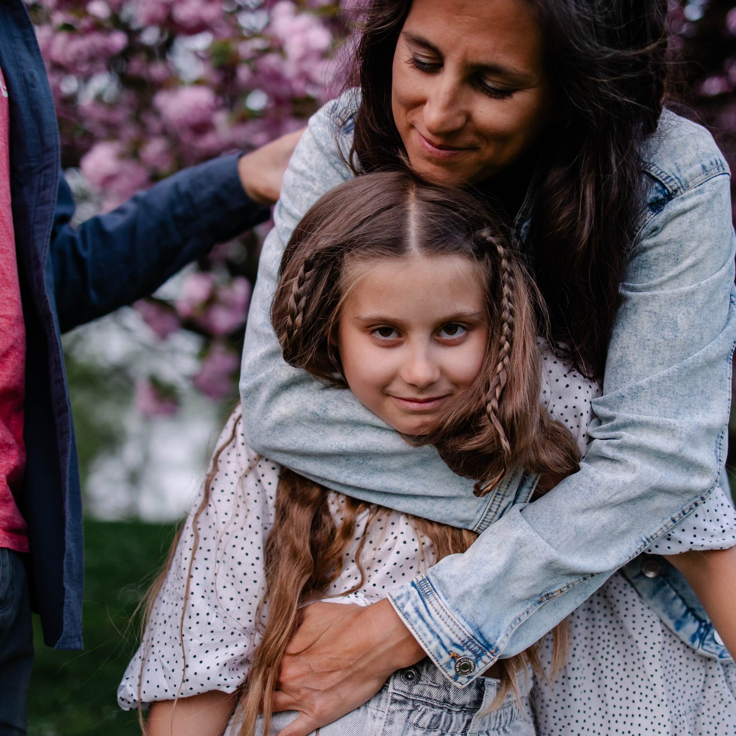 Семейная фотосессия в Мюнхене. Фотосессия в сакуре. Семейный фотограф в Мюнхене Даша Антипина