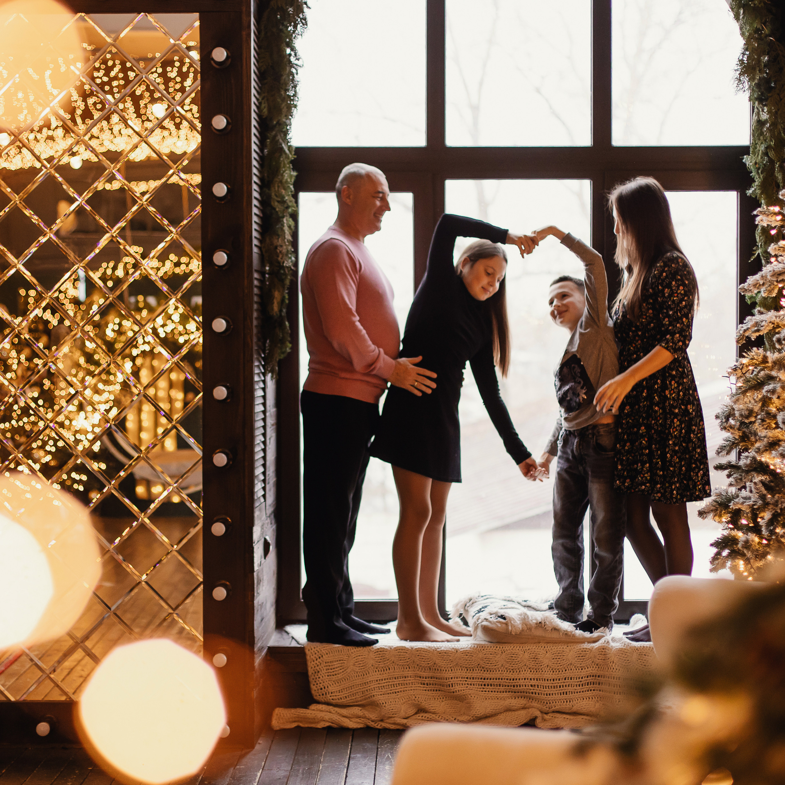 Mini-Weihnachtssfotosession. Fotografin in München Dasha Antipina