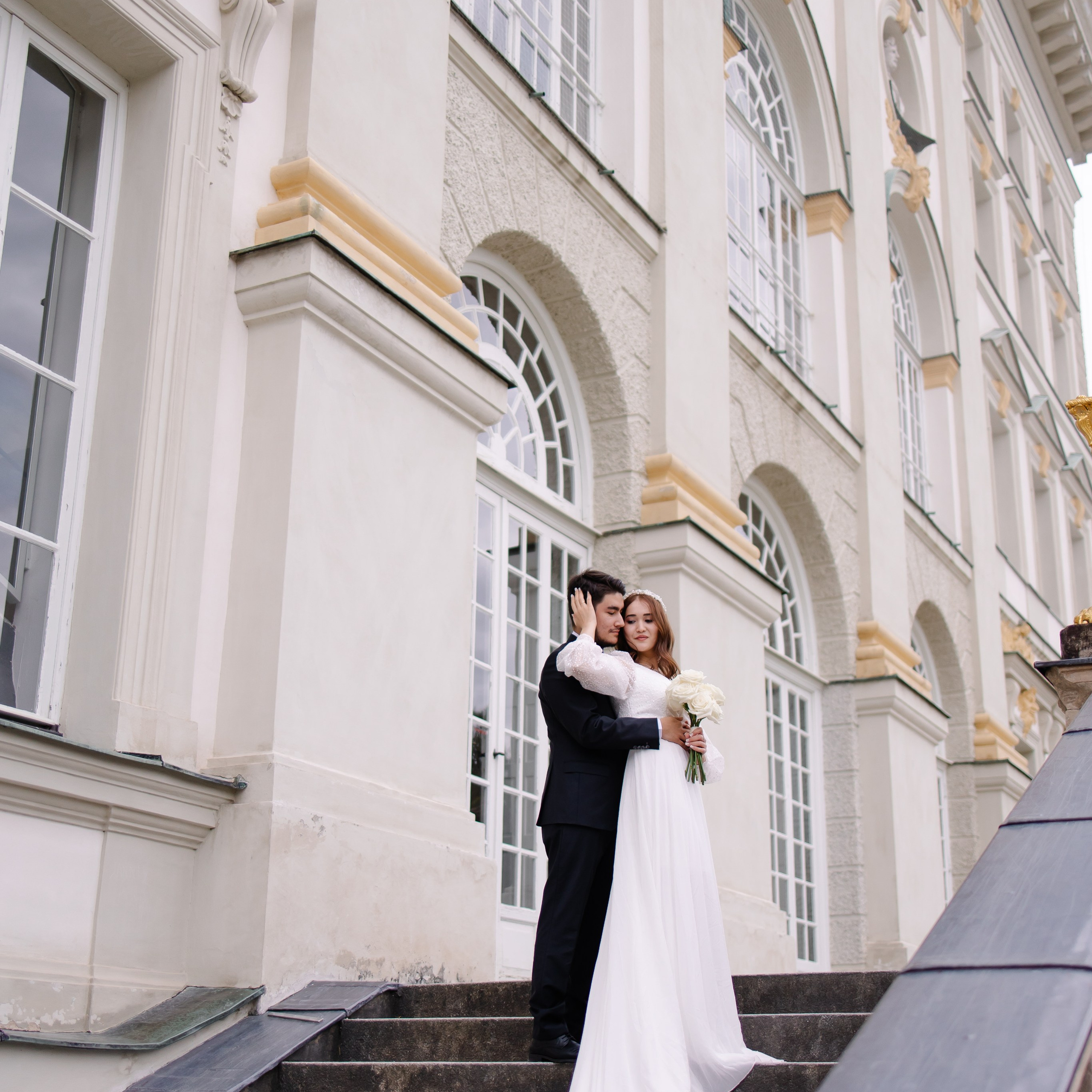 Hochzeitsfotohooting in Nymphenburg. Fotografin in München Dasha Antipina