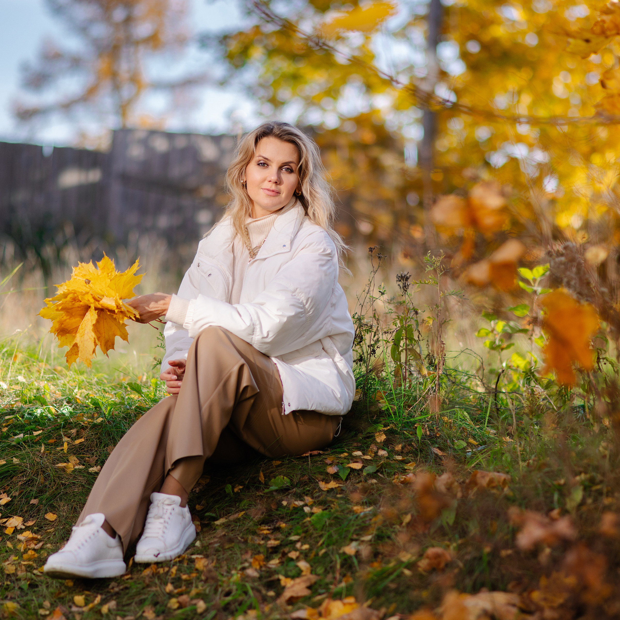 Осенний портрет. Семейный фотограф в Мюнхене Даша Антипина