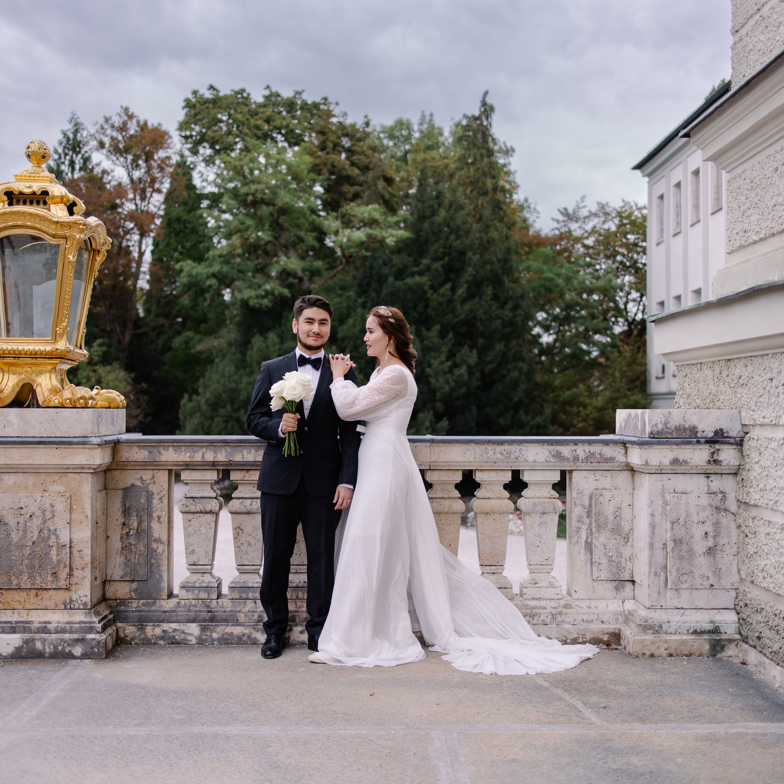 Hochzeitsfotohooting in Nymphenburg. Fotografin in München Dasha Antipina
