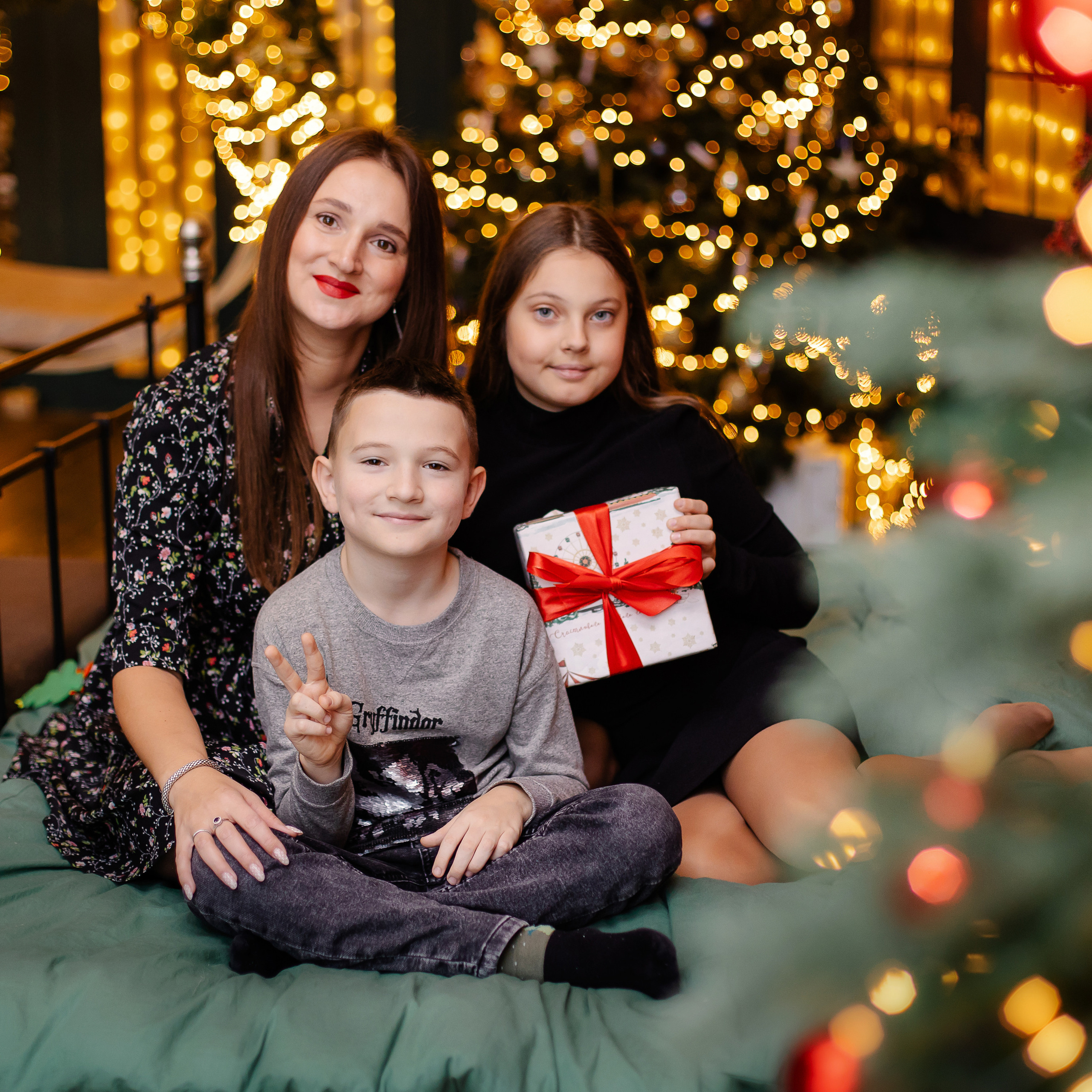 Mini-Weihnachtssfotosession. Fotografin in München Dasha Antipina