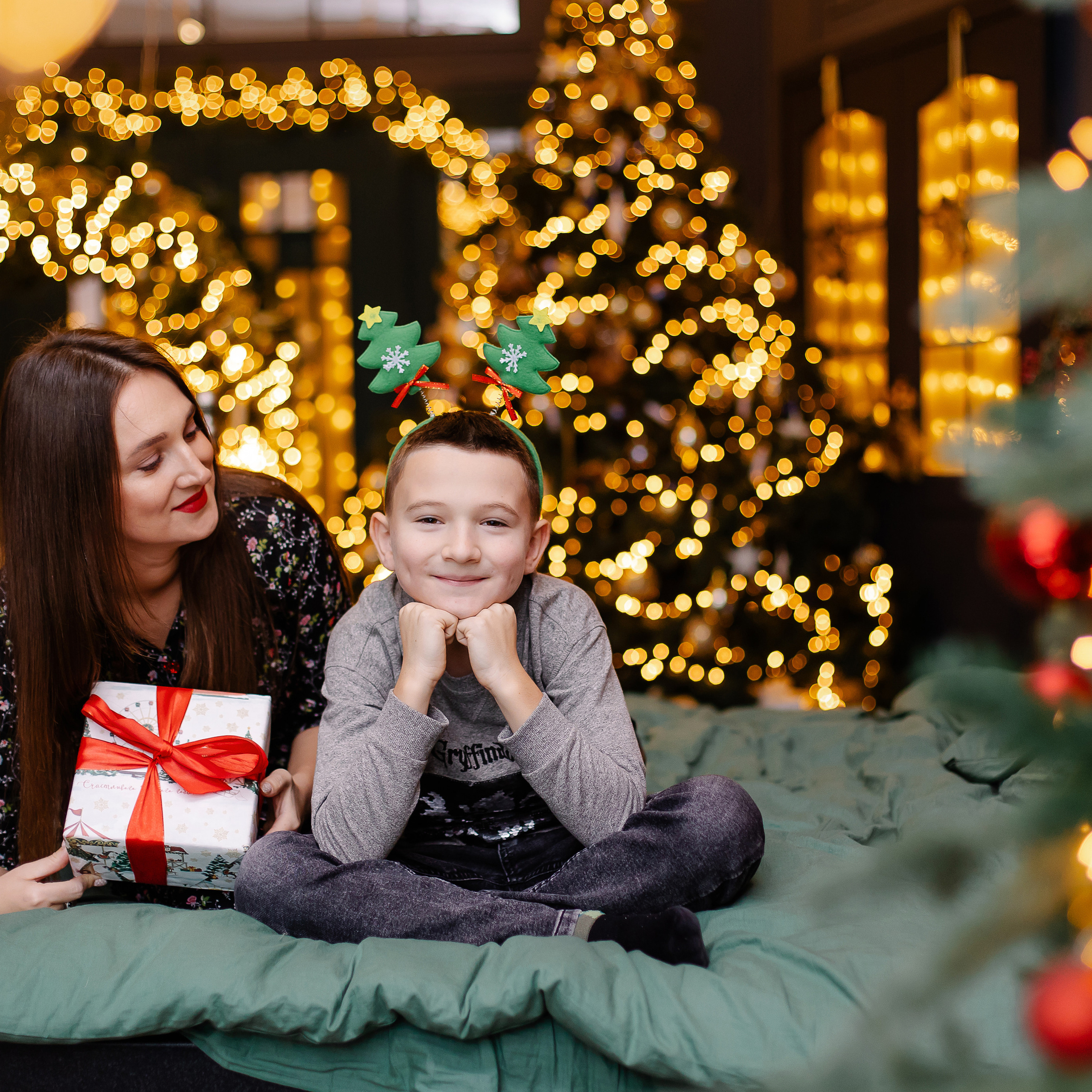 Mini-Weihnachtssfotosession. Fotografin in München Dasha Antipina