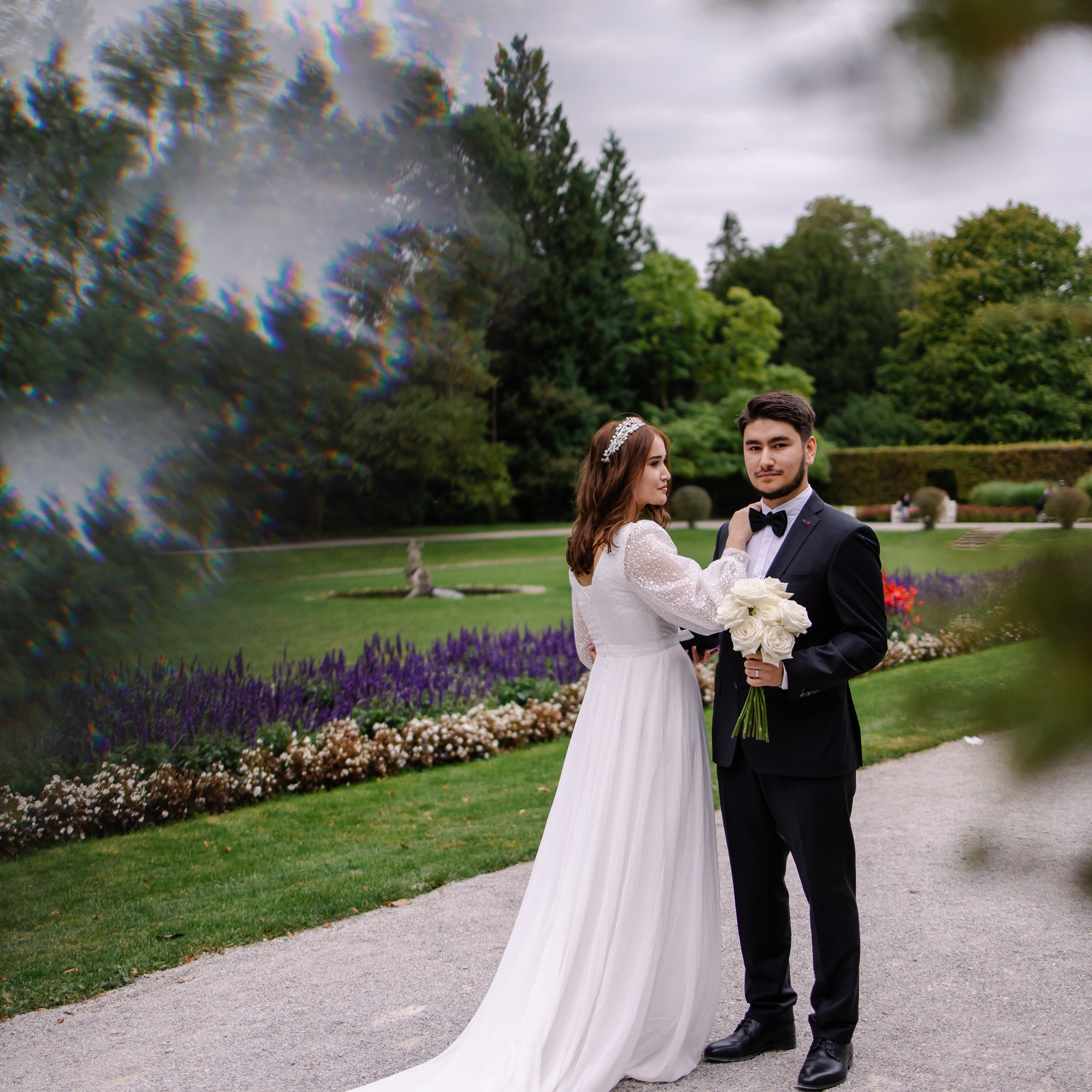 Hochzeitsfotohooting in Nymphenburg. Fotografin in München Dasha Antipina