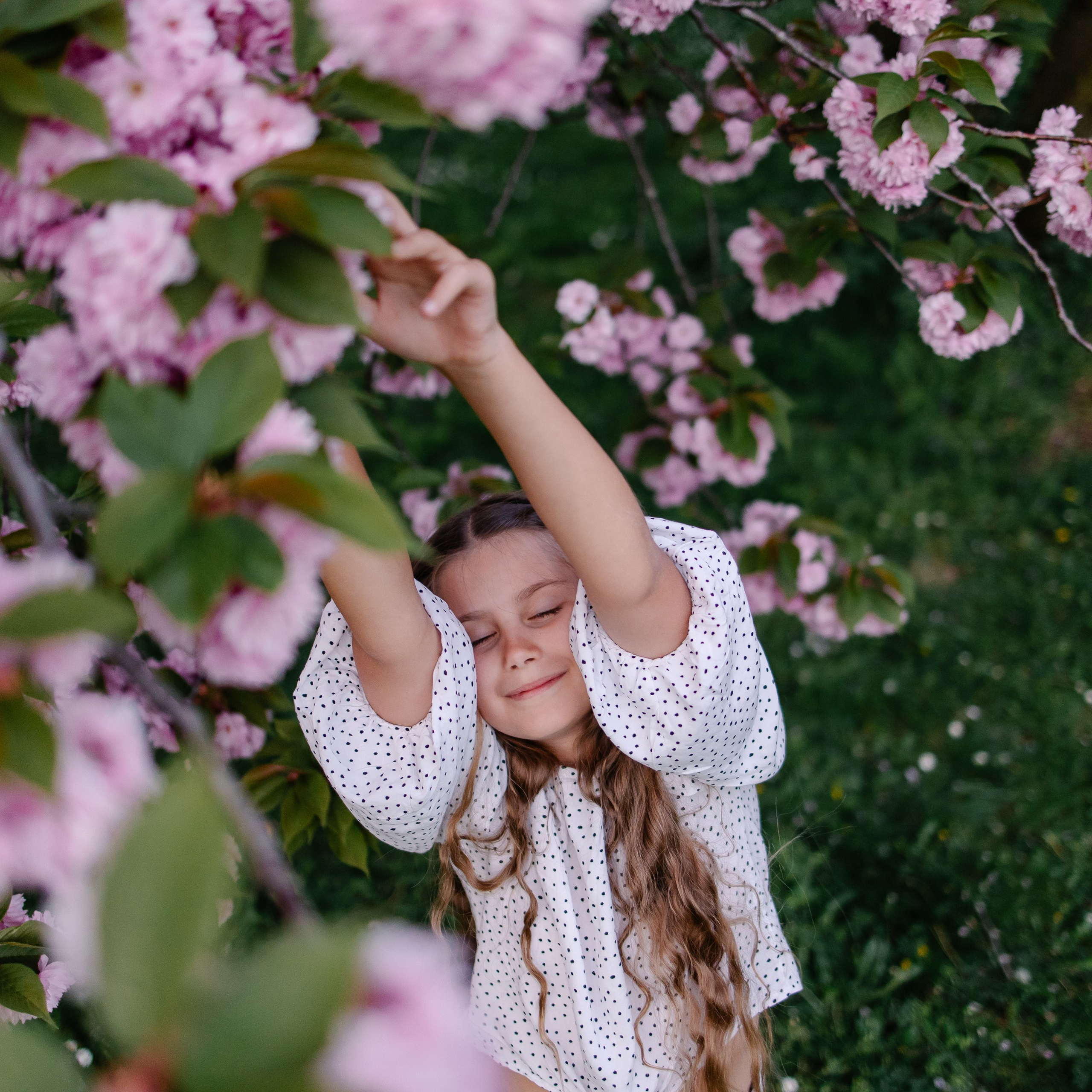 Семейная фотосессия в Мюнхене. Фотосессия в сакуре. Семейный фотограф в Мюнхене Даша Антипина