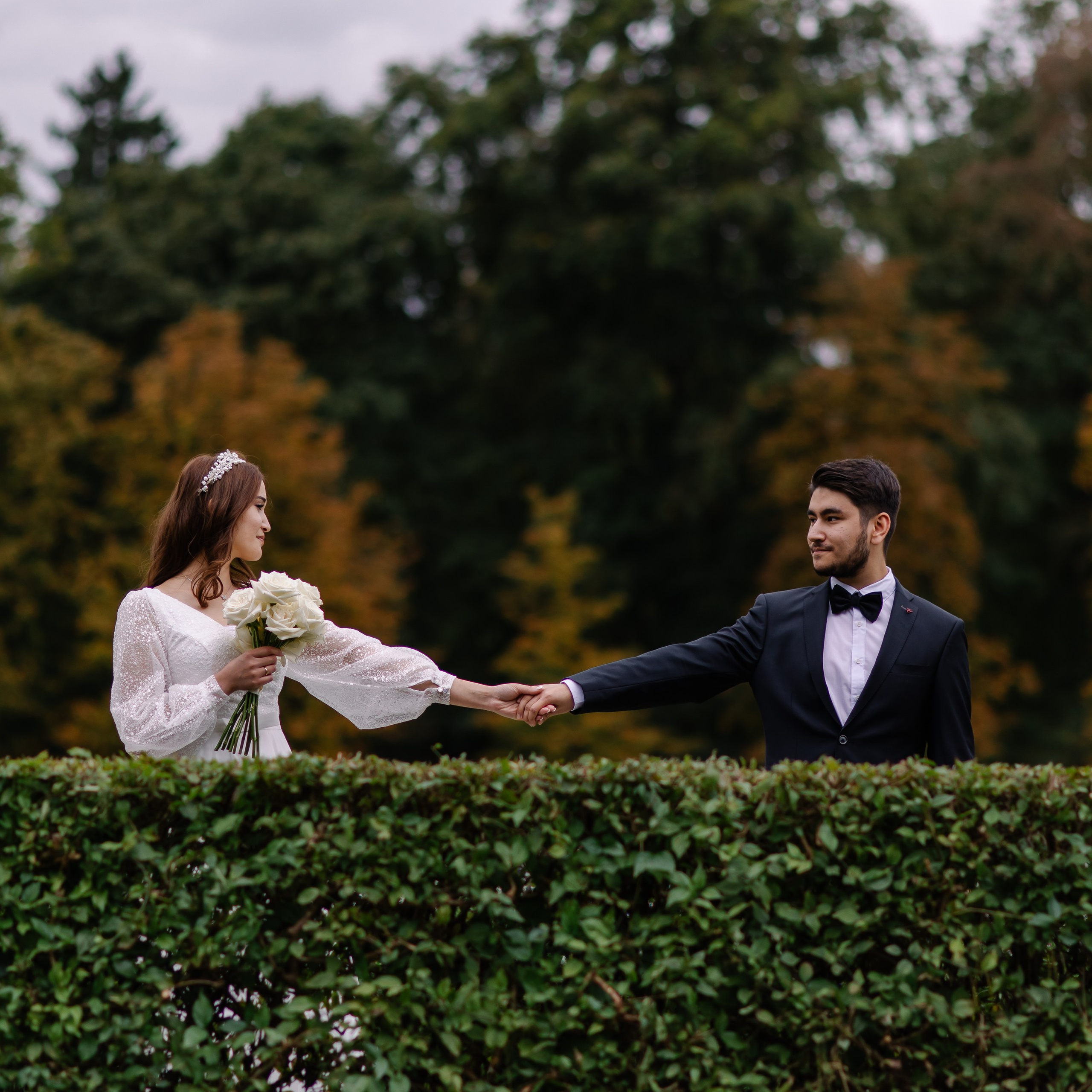 Hochzeitsfotohooting in Nymphenburg. Fotografin in München Dasha Antipina