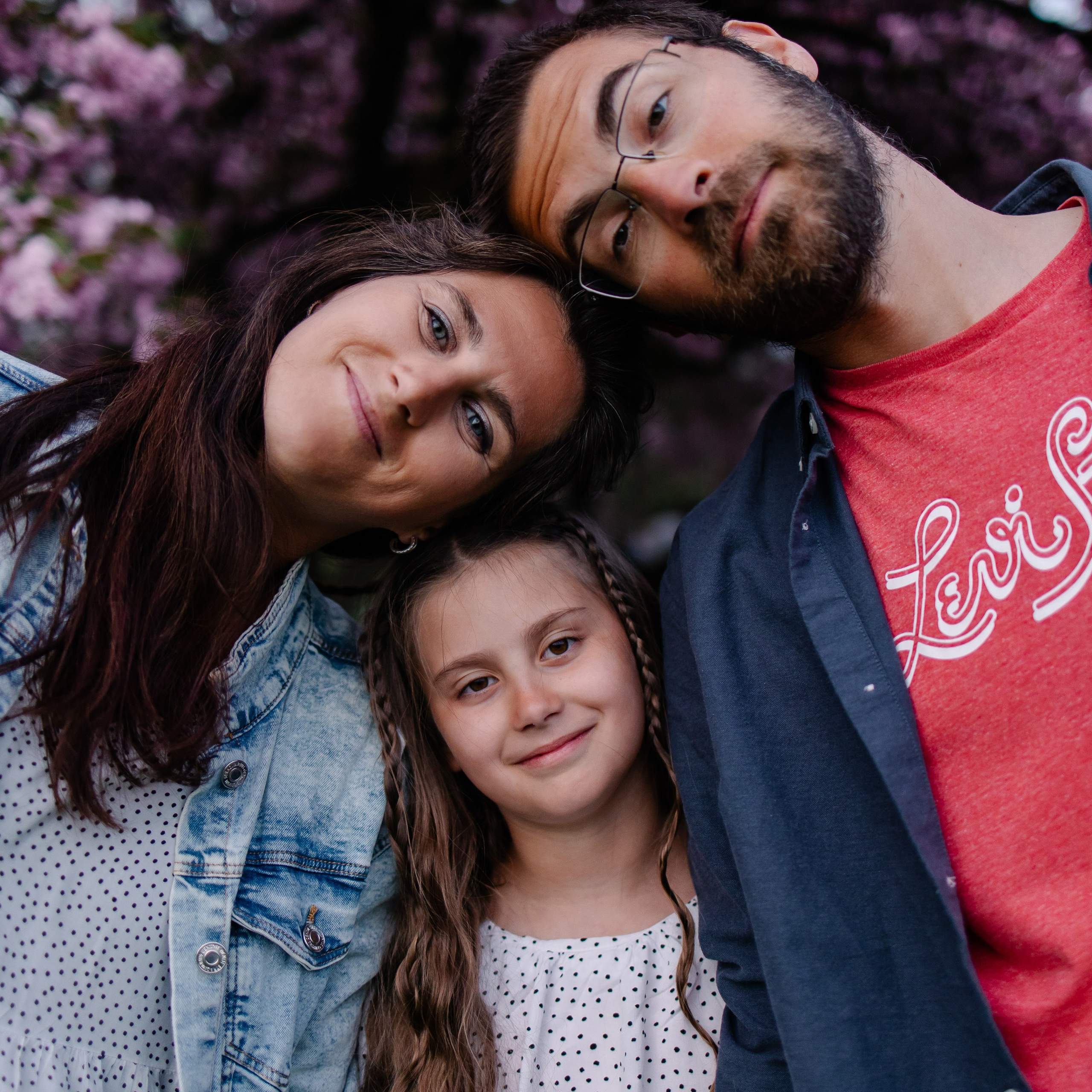 Семейная фотосессия в Мюнхене. Фотосессия в сакуре. Семейный фотограф в Мюнхене Даша Антипина