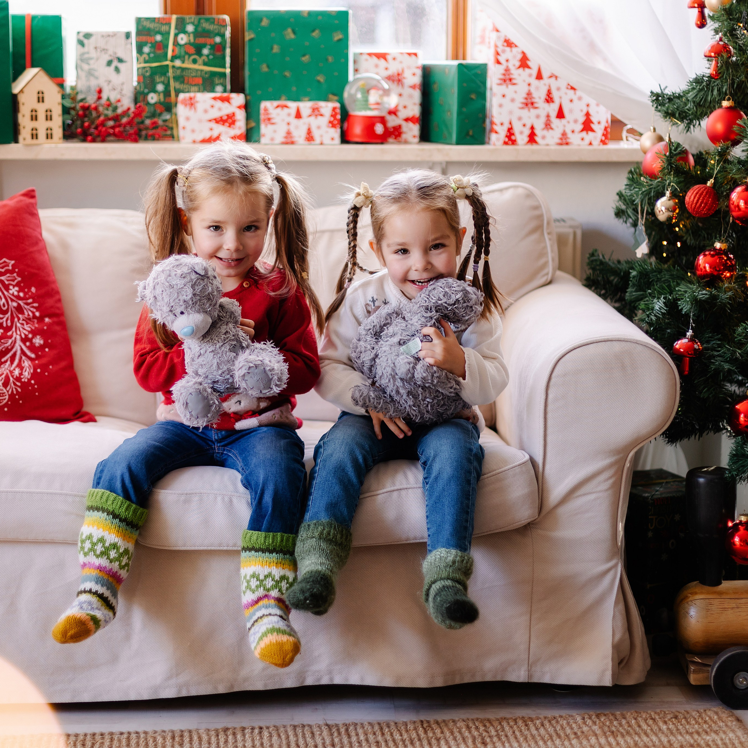 Weihnachtsminis 2024. Eine schöne Familie. Fotografin in München Dasha Antipina