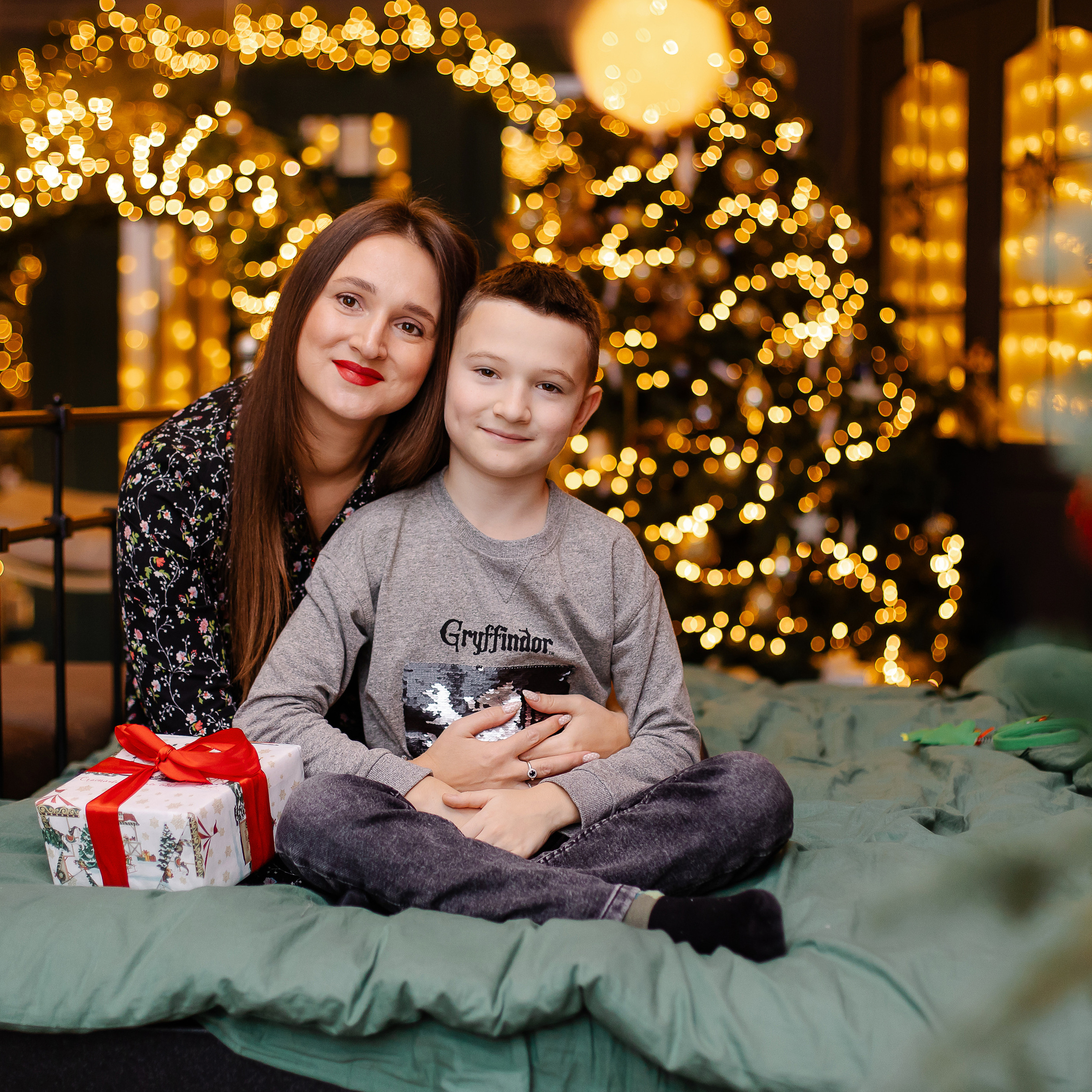 Mini-Weihnachtssfotosession. Fotografin in München Dasha Antipina