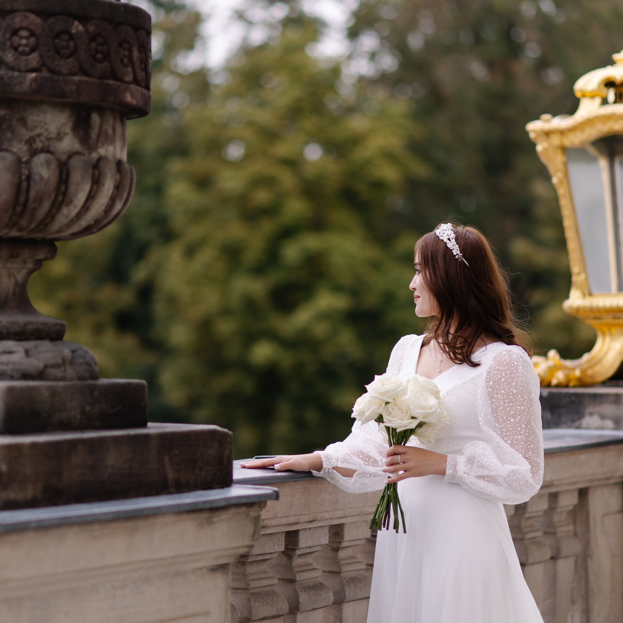 Hochzeitsfotohooting in Nymphenburg. Fotografin in München Dasha Antipina
