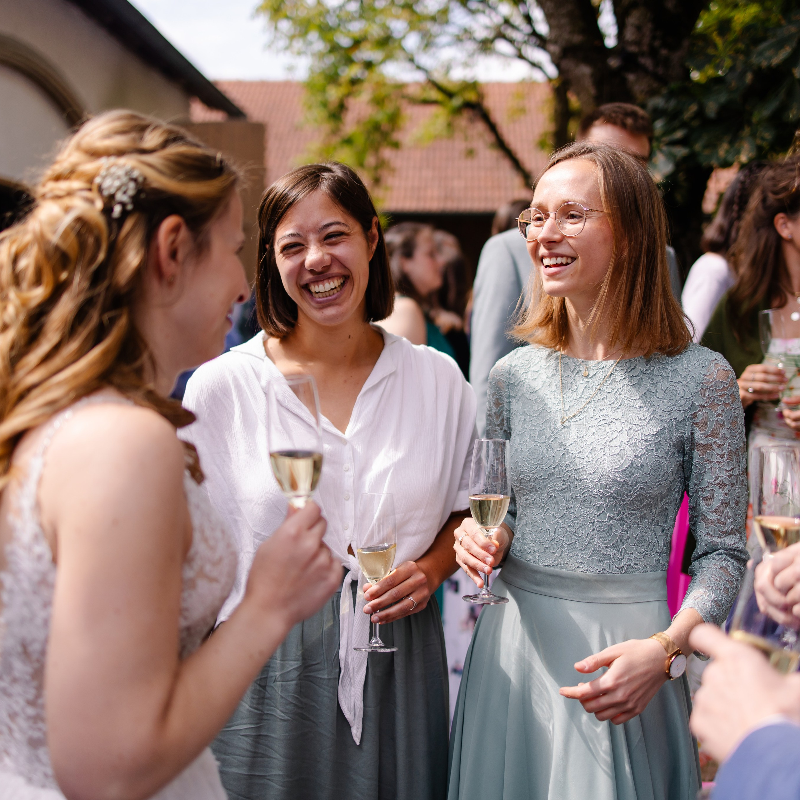 Hochzeitsfotograf München, Ismaning, Unterföhring – Kirchliche Trauung. Fotografin in München Dasha Antipina