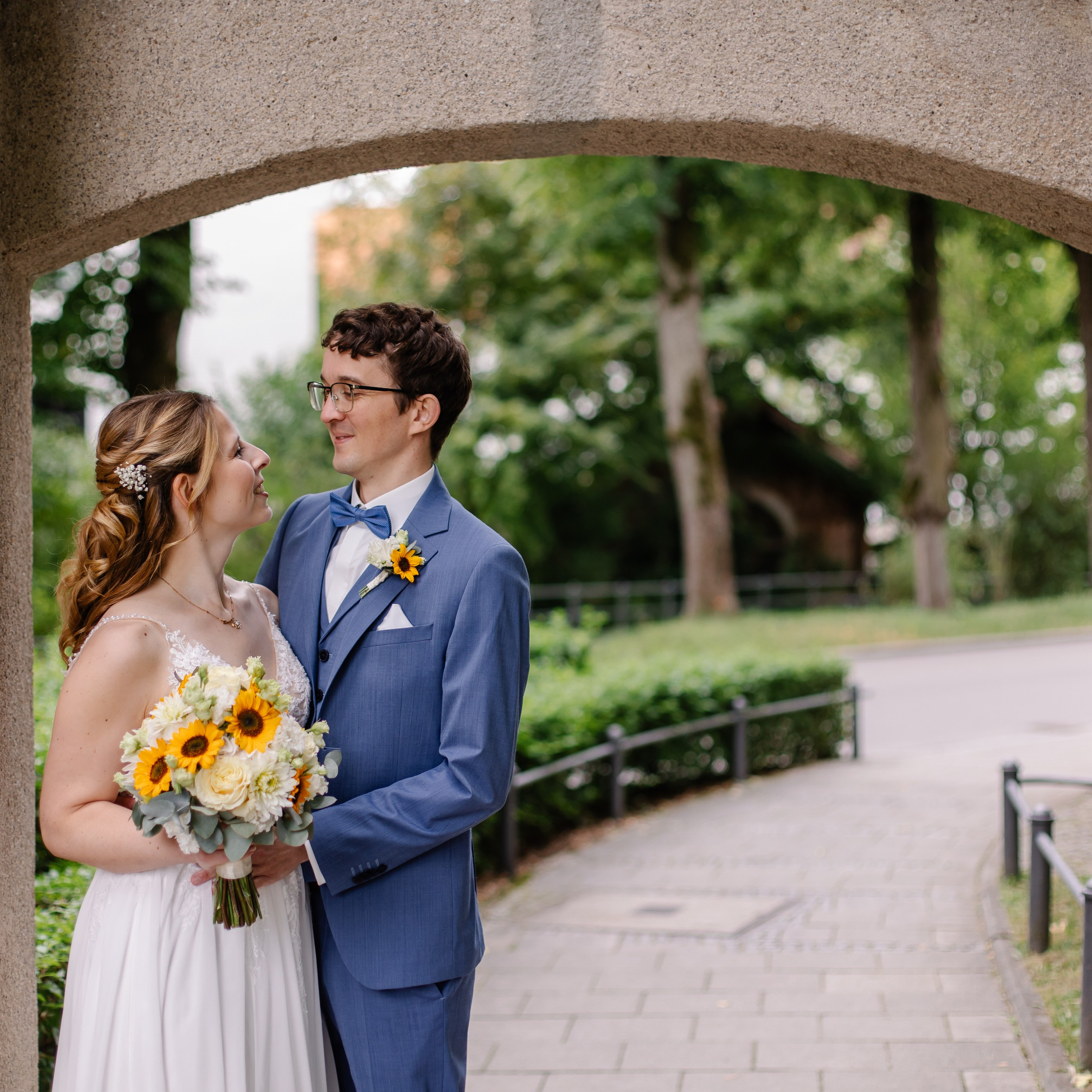 Hochzeitsfotograf München, Ismaning, Unterföhring – Kirchliche Trauung. Fotografin in München Dasha Antipina