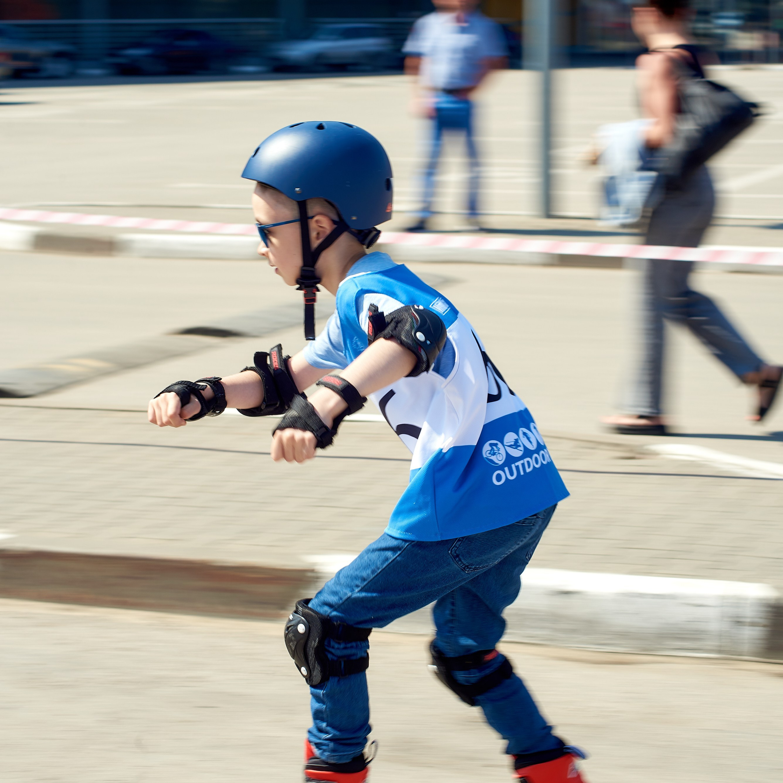 Соревнование по роликам