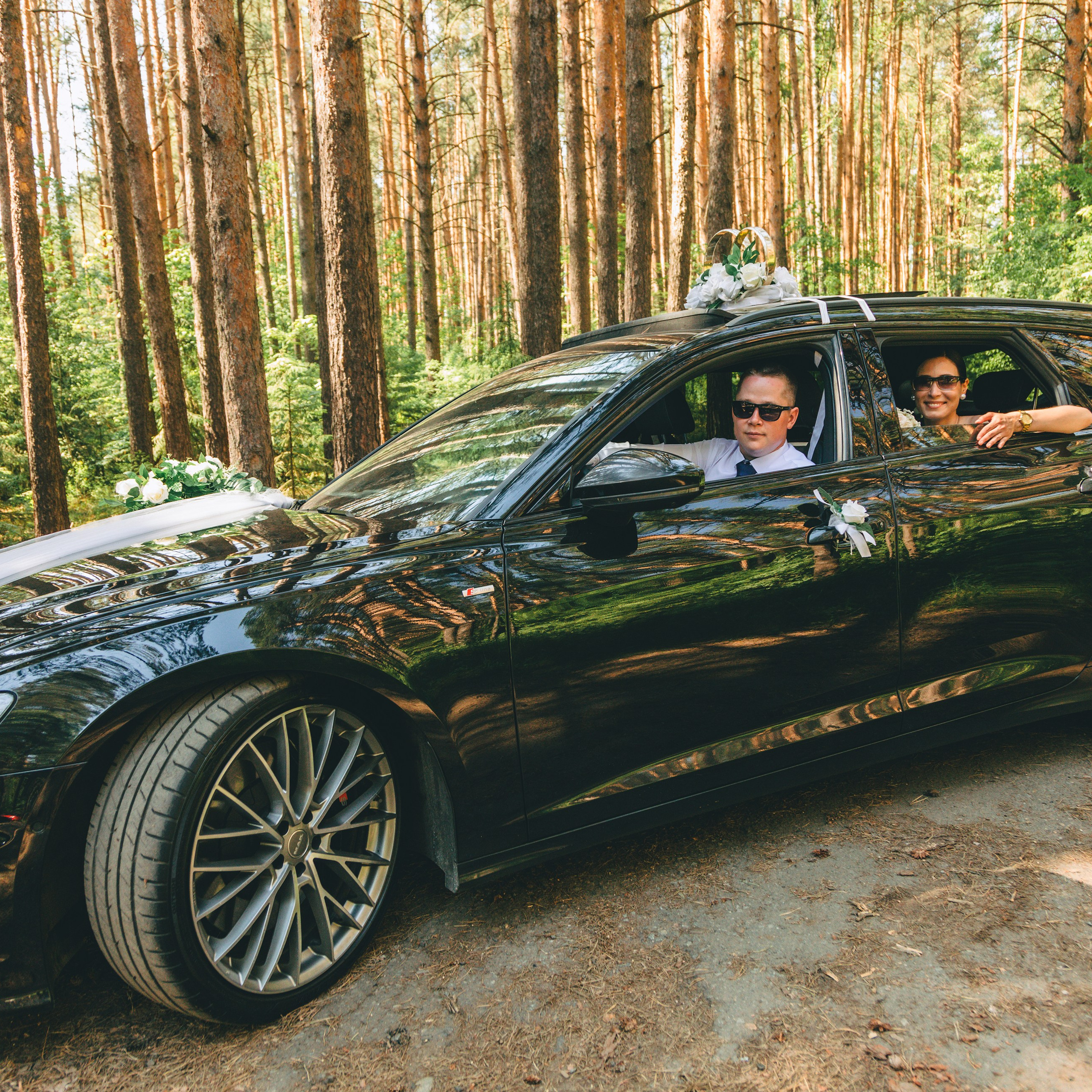 Свадебная фотосессия в красивом лесу Ижевска. Дима Никитин свадебный и семейный фотограф в Ижевске и Удмуртии с 2007 года