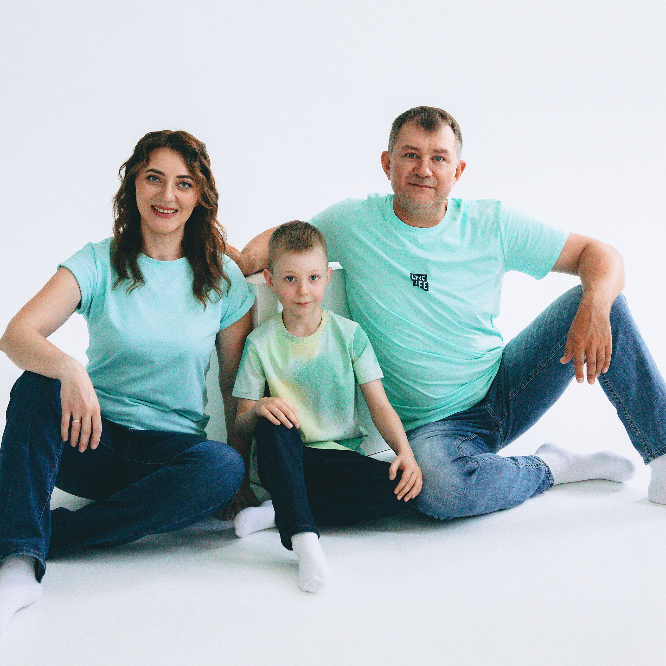 Семейная студийная фотосессия. Дима Никитин свадебный и семейный фотограф в Ижевске и Удмуртии с 2007 года