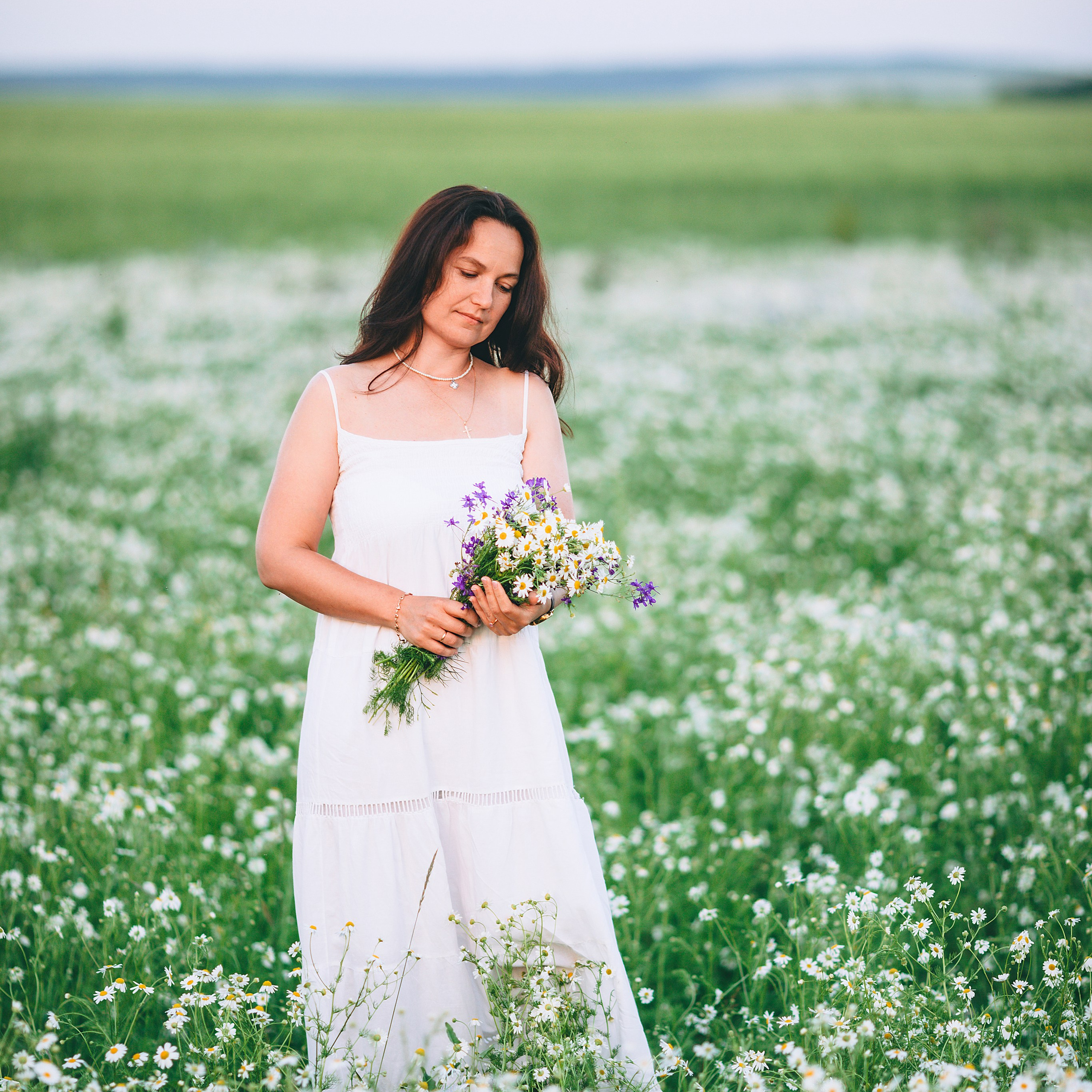 Большая семейная фотосессия за Ижевском в ромашковом поле. Дима Никитин свадебный и семейный фотограф в Ижевске и Удмуртии с 2007 года