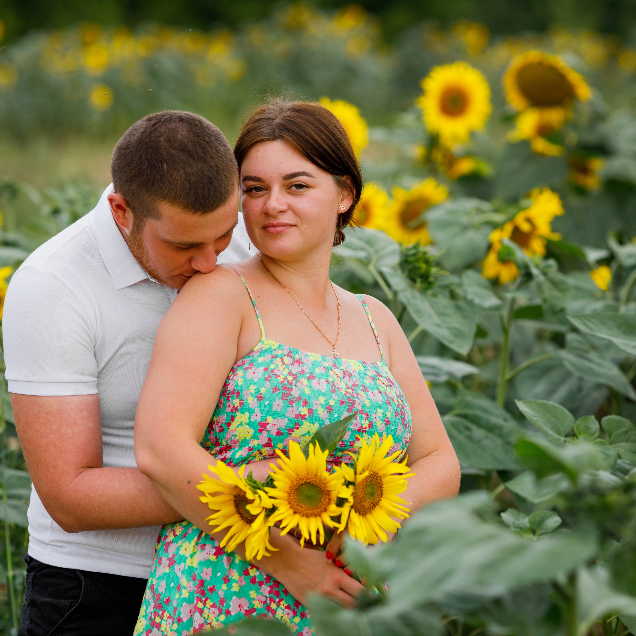 Семейная летняя фотосессия в подсолнухах. Дима Никитин свадебный и семейный фотограф в Ижевске и Удмуртии с 2007 года