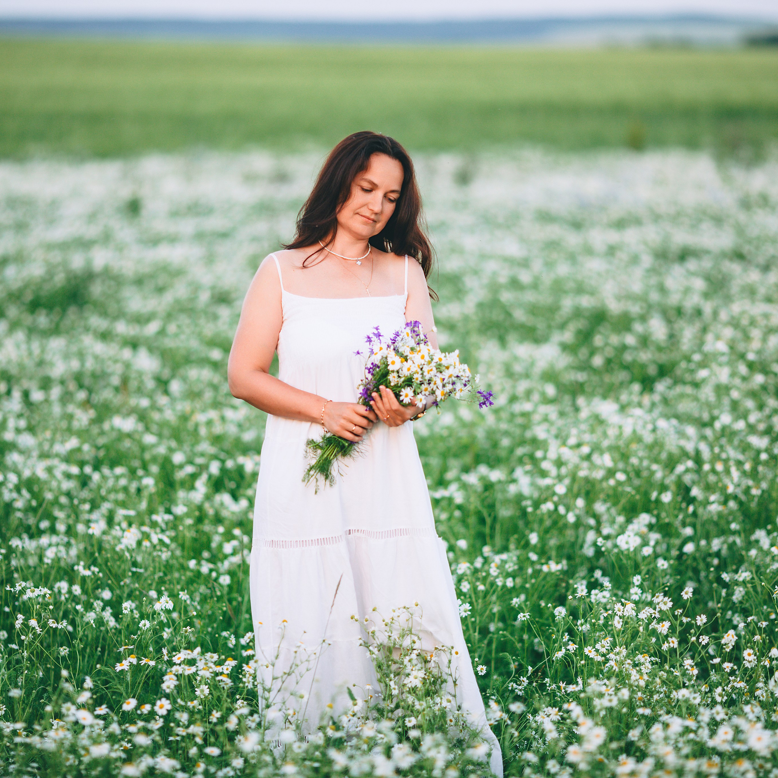 Большая семейная фотосессия за Ижевском в ромашковом поле. Дима Никитин свадебный и семейный фотограф в Ижевске и Удмуртии с 2007 года