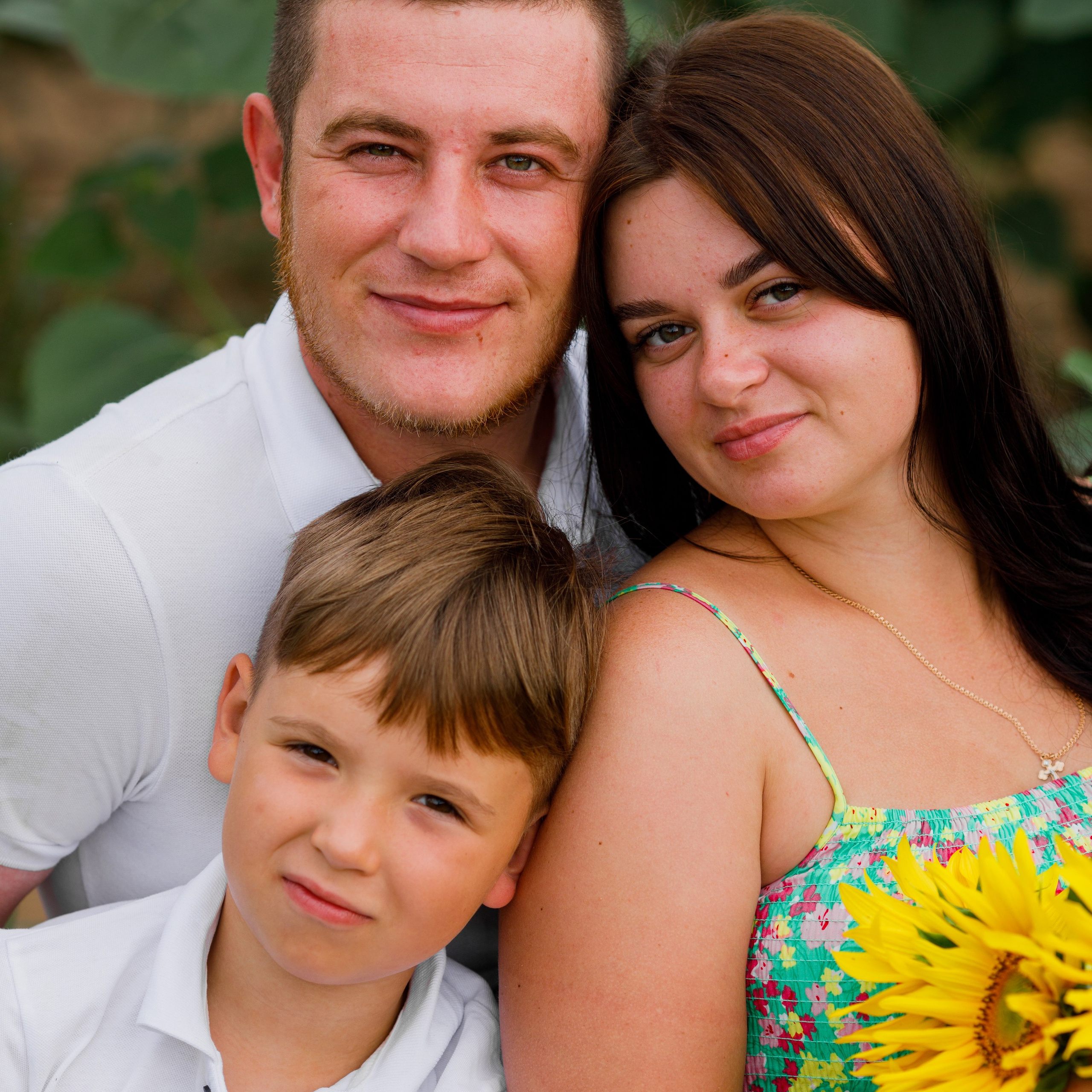 Семейная летняя фотосессия в подсолнухах. Дима Никитин свадебный и семейный фотограф в Ижевске и Удмуртии с 2007 года