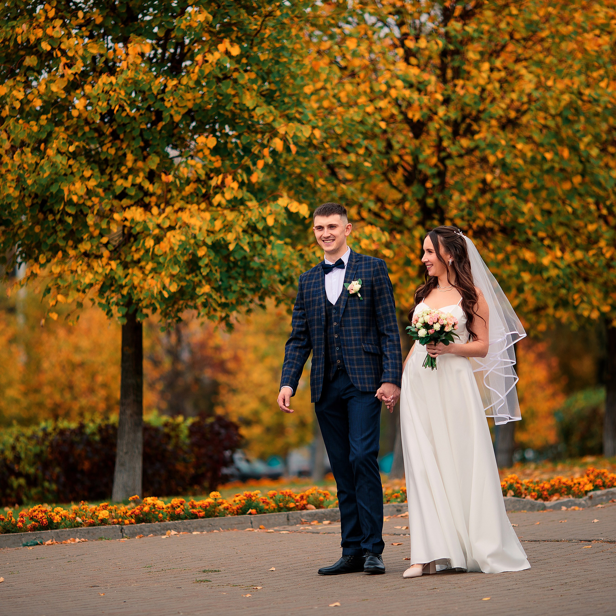 Свадебная осенняя фотосессия в Ижевске. Дима Никитин свадебный и семейный фотограф в Ижевске и Удмуртии с 2007 года