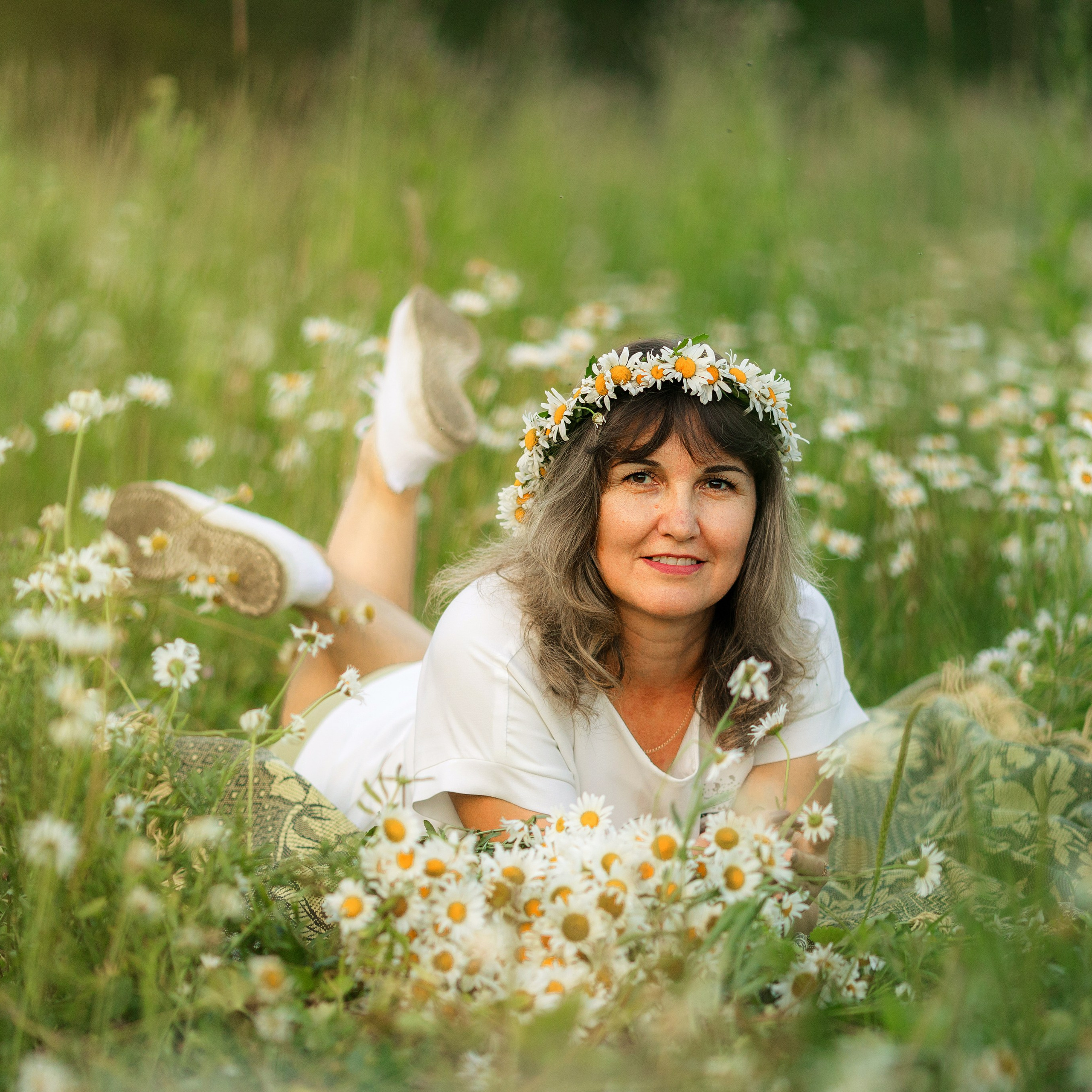 Фотосессия в ромашках. Дима Никитин свадебный и семейный фотограф в Ижевске и Удмуртии с 2007 года