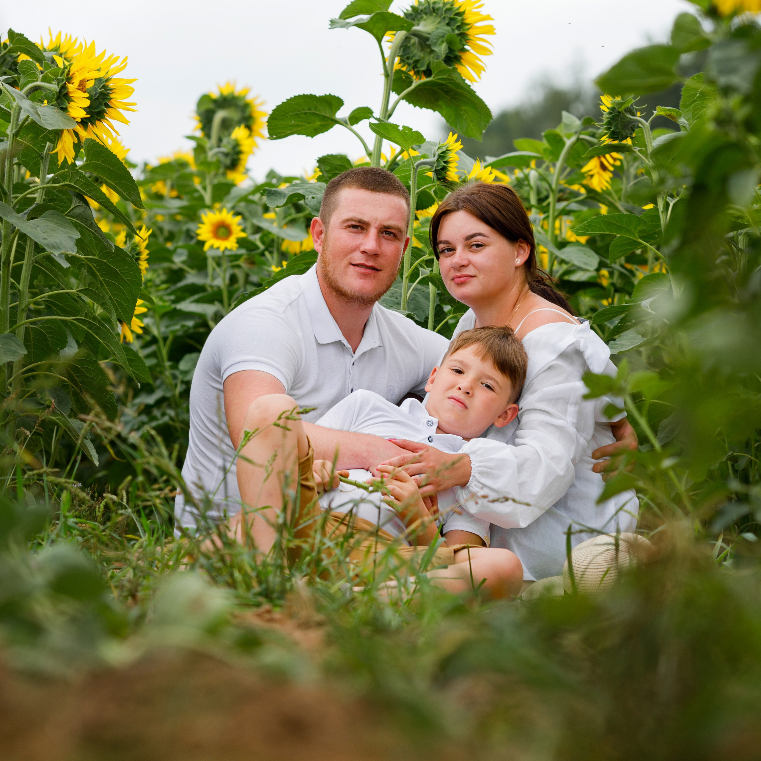 Семейная летняя фотосессия в подсолнухах. Дима Никитин свадебный и семейный фотограф в Ижевске и Удмуртии с 2007 года