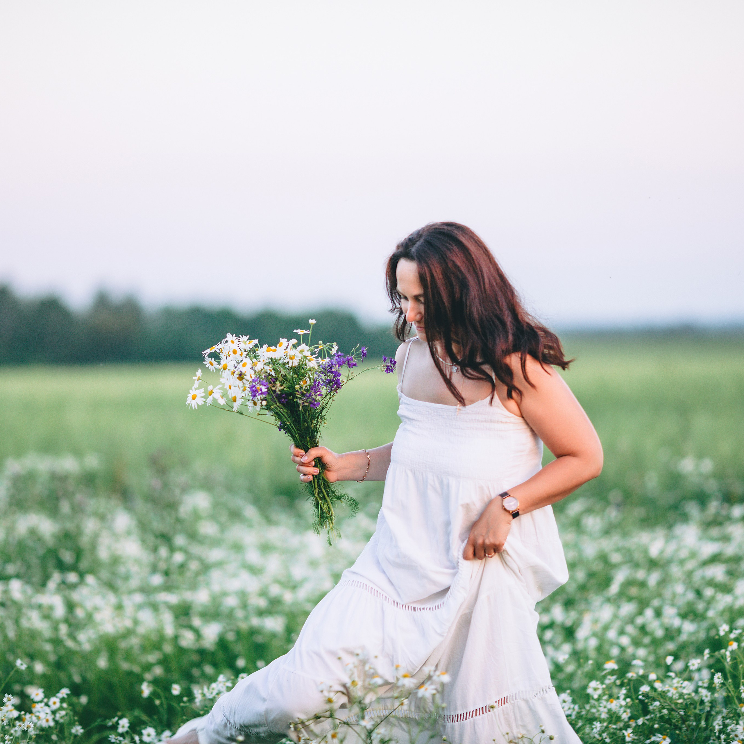 Большая семейная фотосессия за Ижевском в ромашковом поле. Дима Никитин свадебный и семейный фотограф в Ижевске и Удмуртии с 2007 года