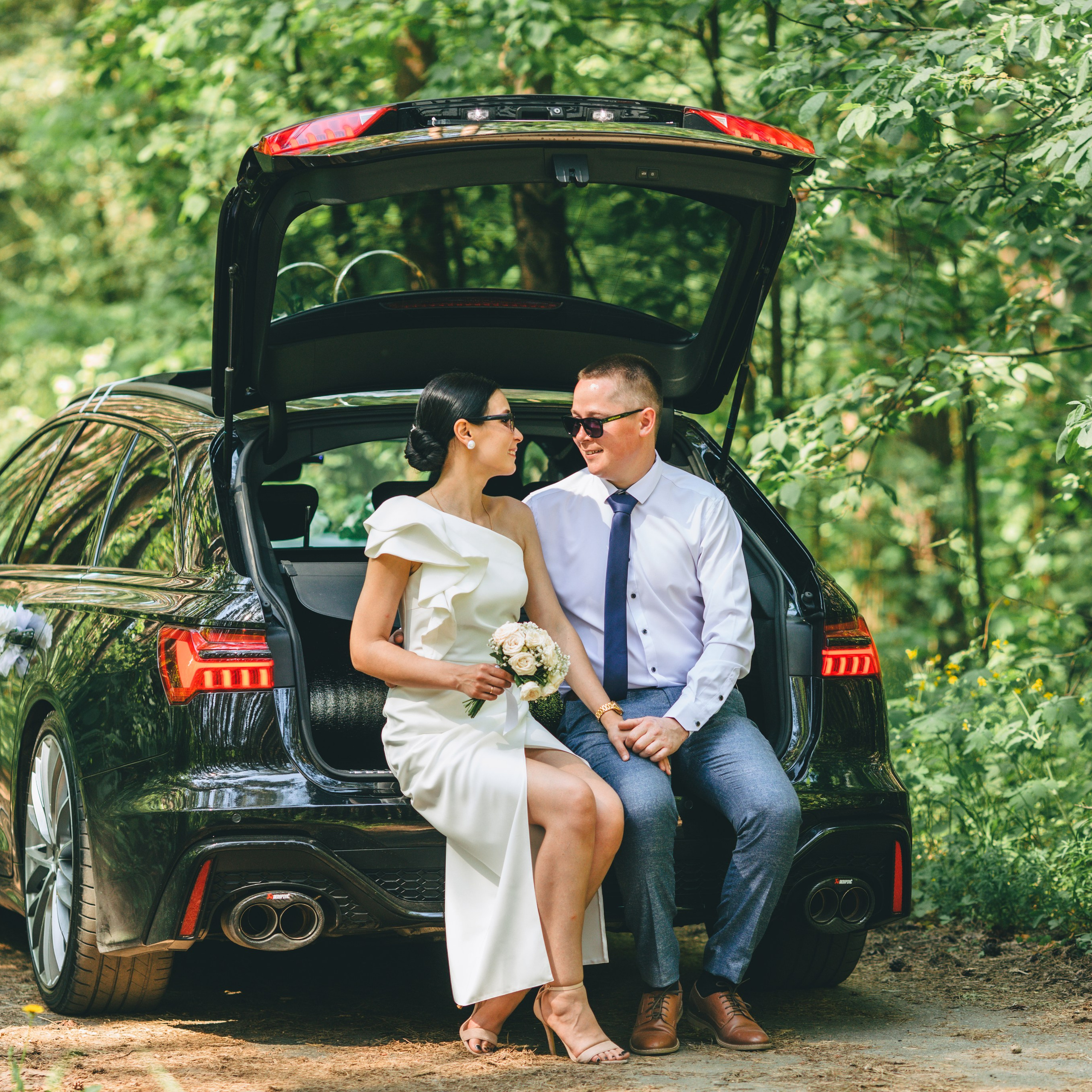 Свадебная фотосессия в красивом лесу Ижевска. Дима Никитин свадебный и семейный фотограф в Ижевске и Удмуртии с 2007 года