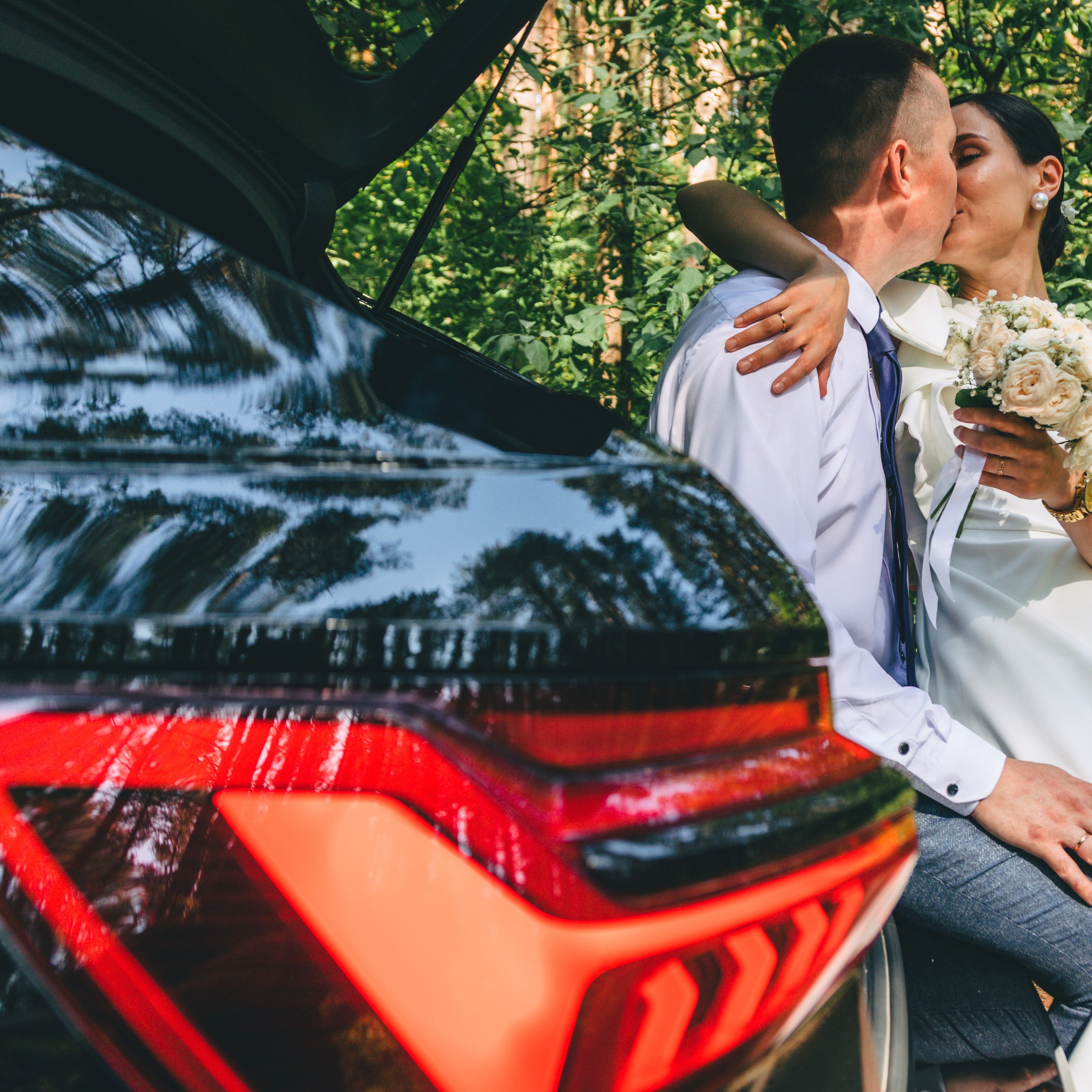 Свадебная фотосессия в красивом лесу Ижевска. Дима Никитин свадебный и семейный фотограф в Ижевске и Удмуртии с 2007 года