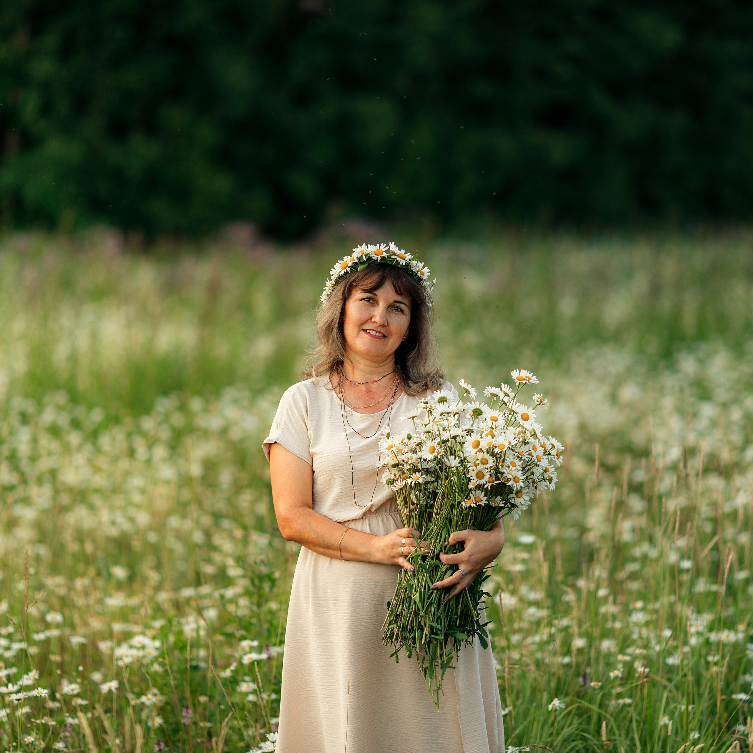 Фотосессия в ромашках. Дима Никитин свадебный и семейный фотограф в Ижевске и Удмуртии с 2007 года