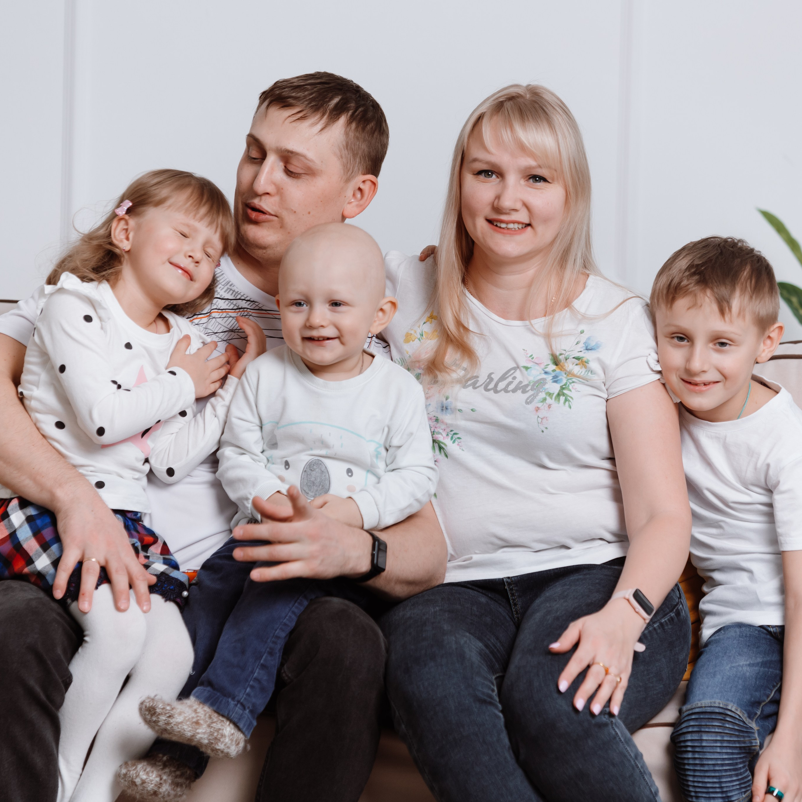 Большая семейная фотосессия