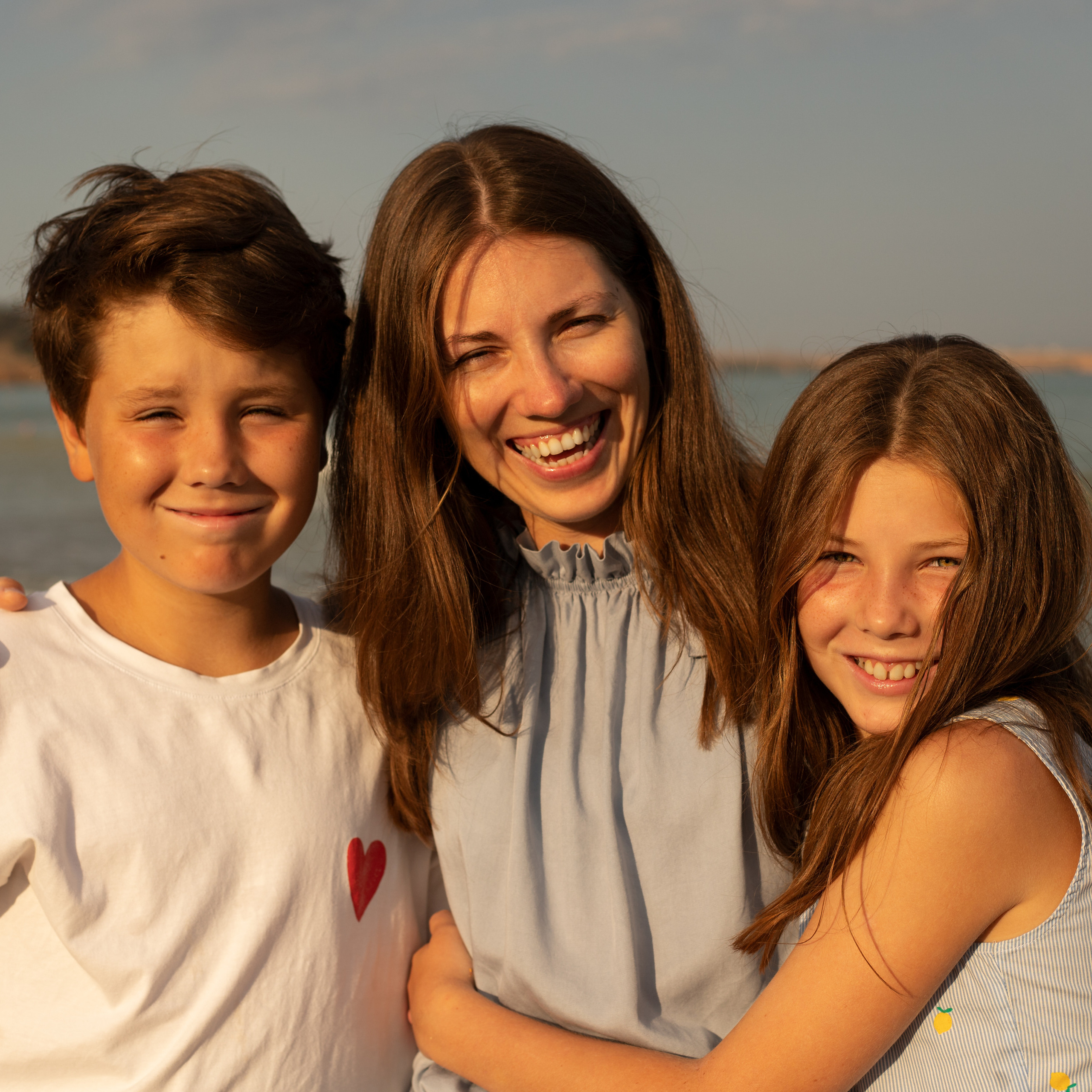 Мария с Юлей и Ильёй