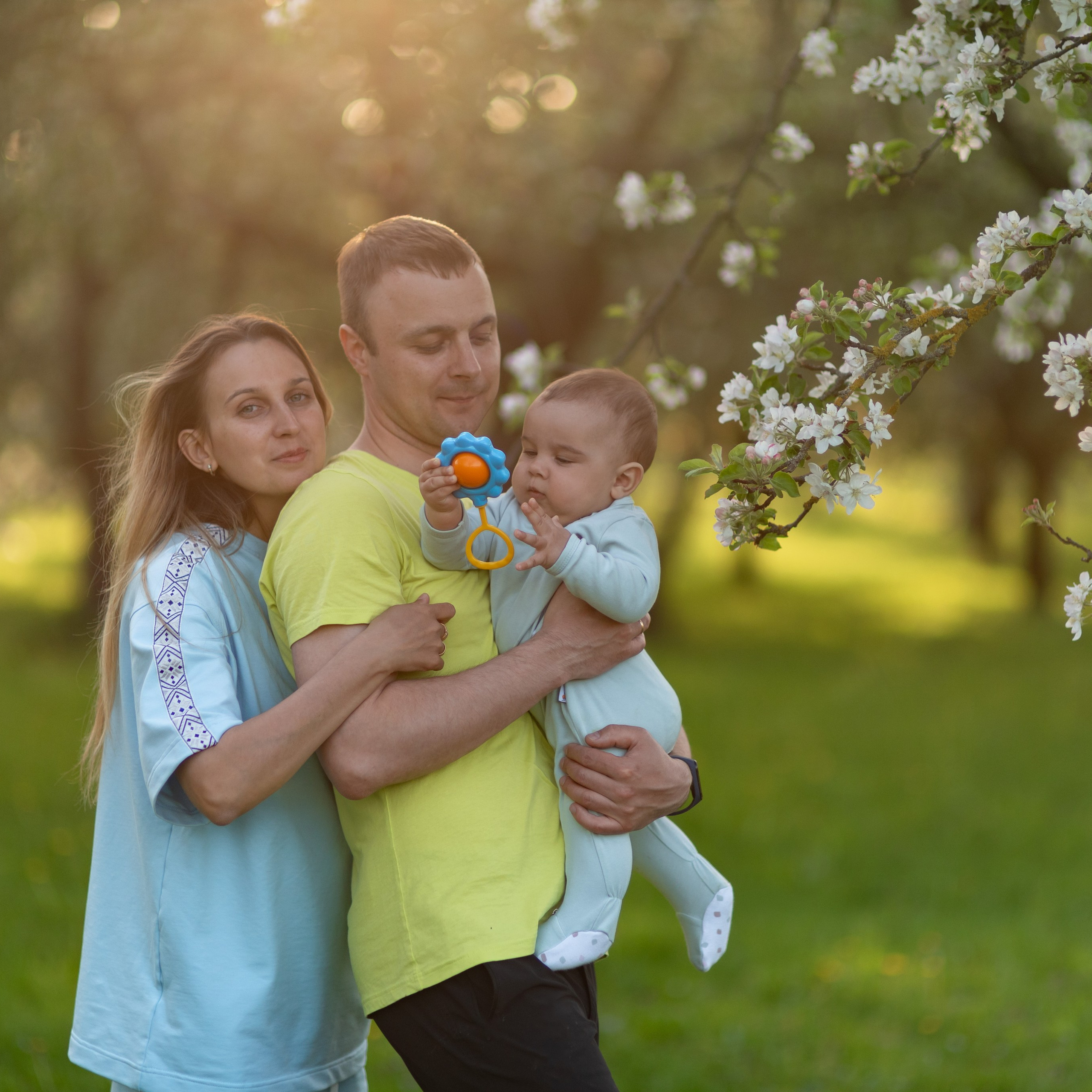 Семья в Лошицком парке