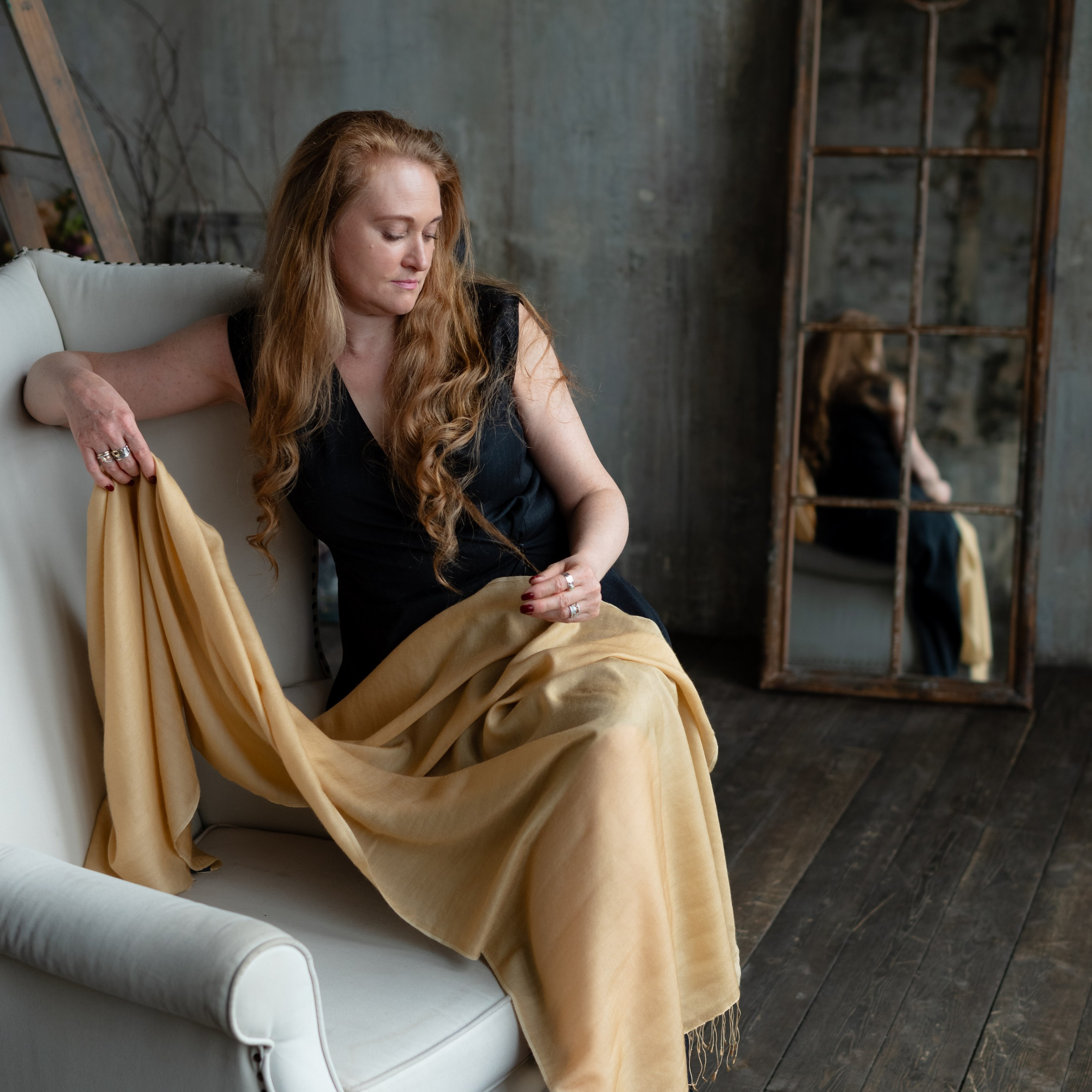 Съемка в студии с естественным светом