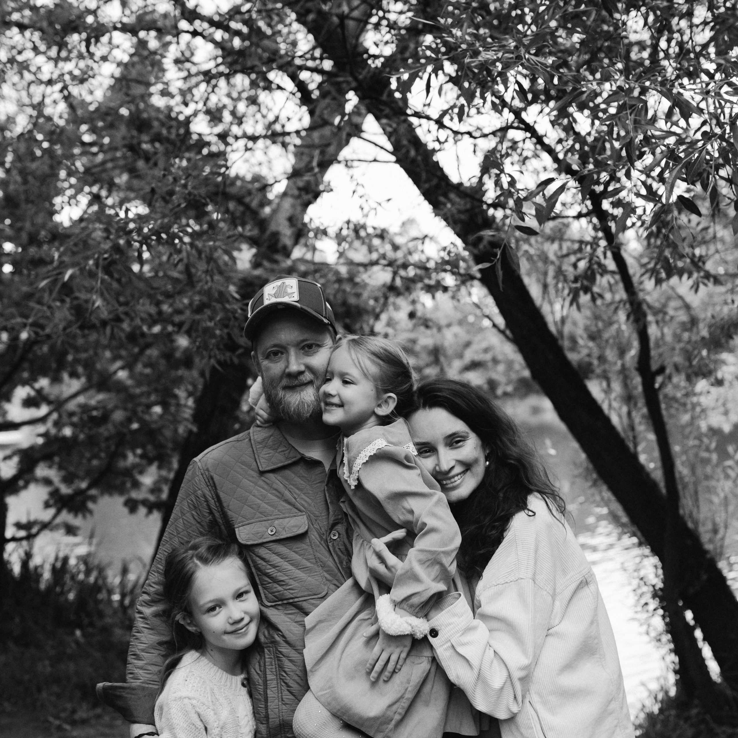 Наталья с семьей