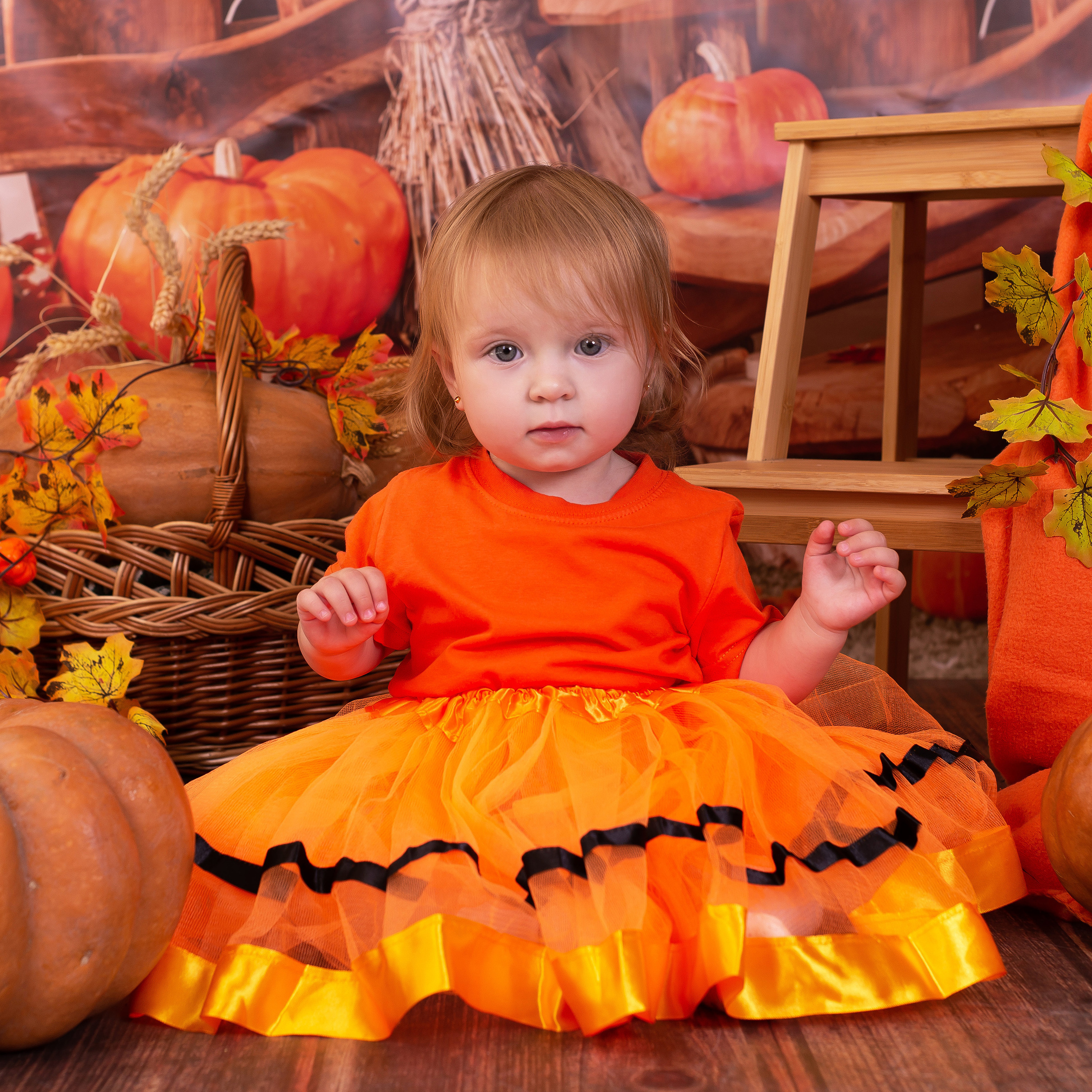 Фотосессия с тыквами