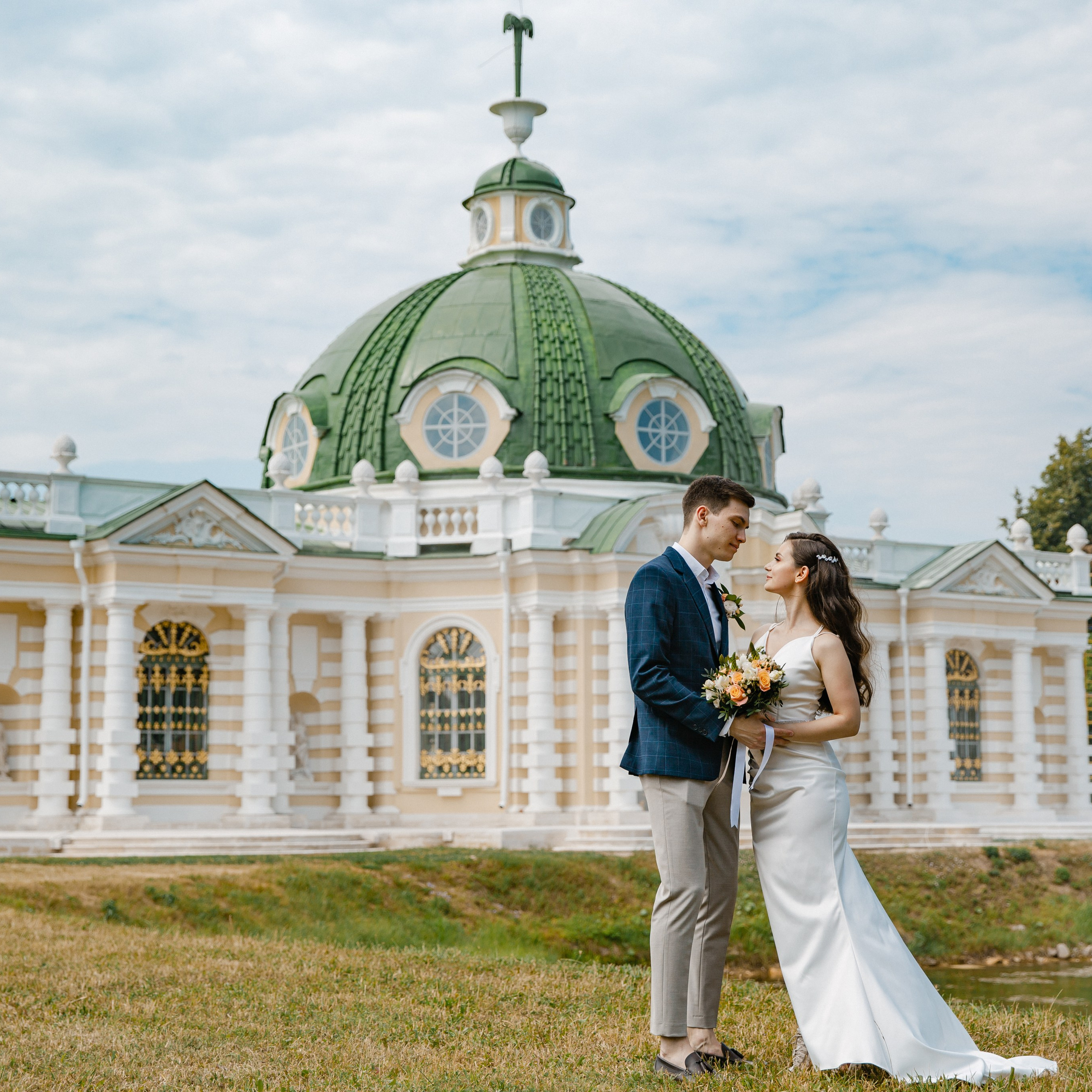 Свадебная фотосессия в усадьбе Кусково