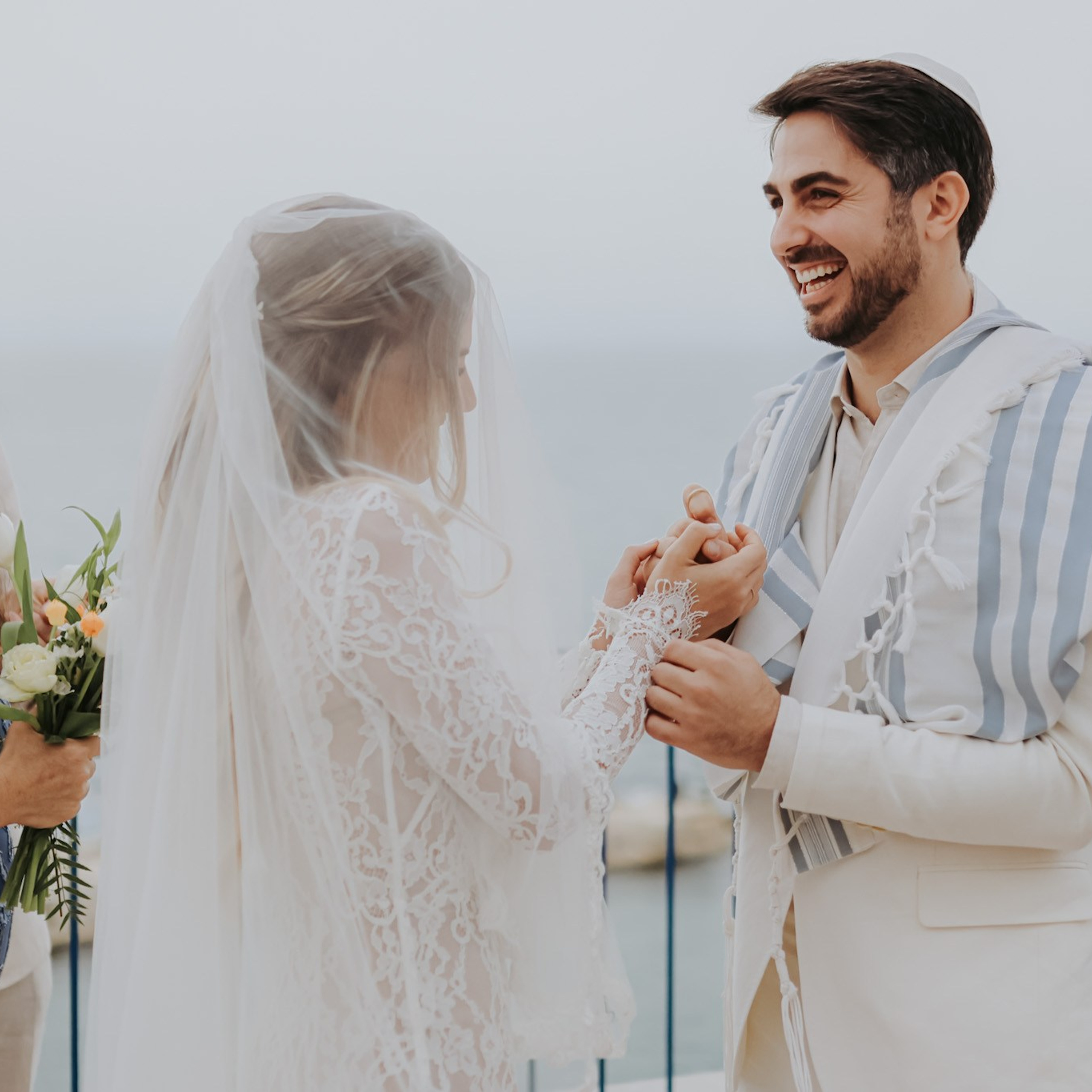 Allie and Marc's wedding, April 2025