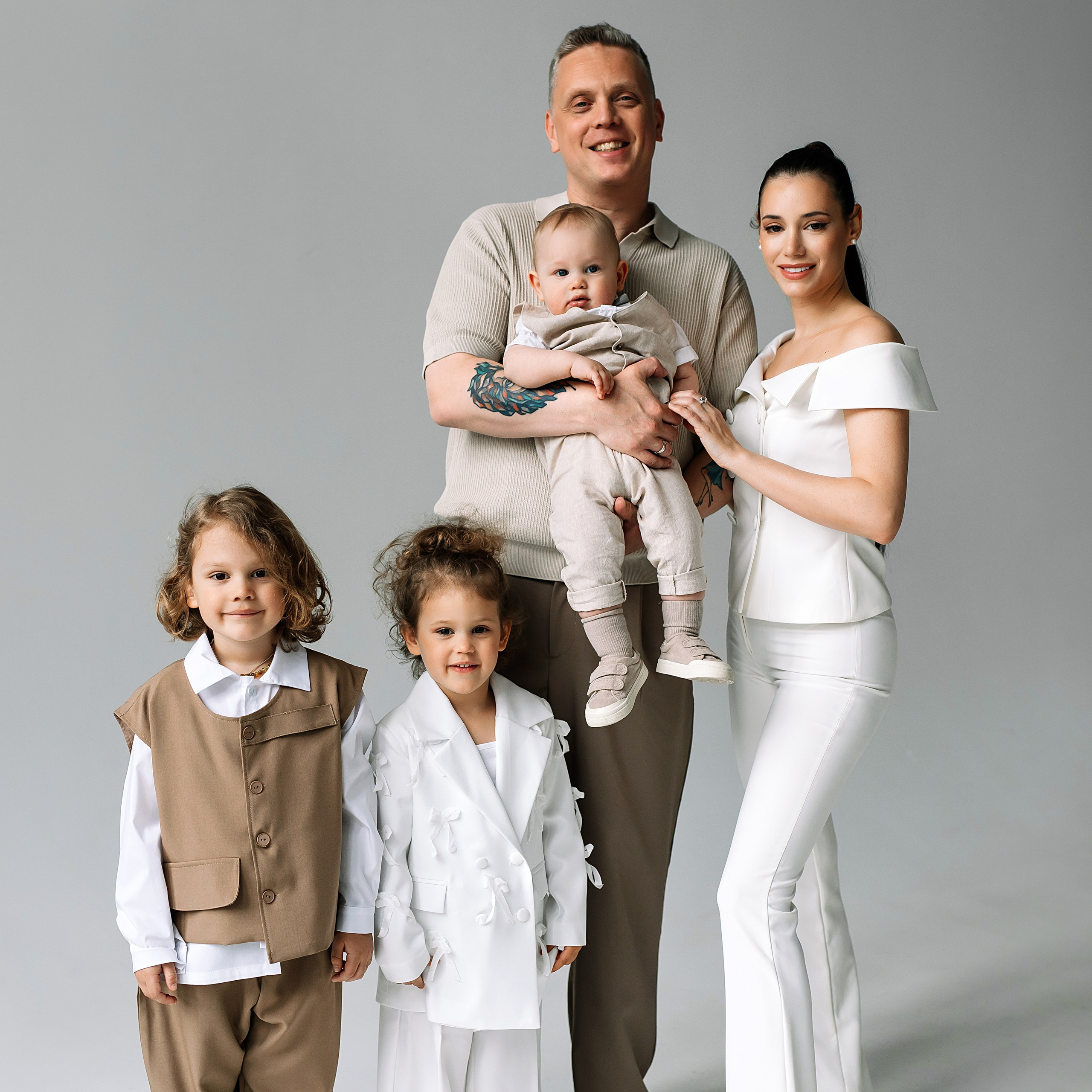 Семейная съемка в студии